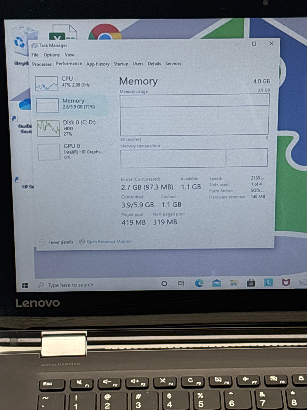 Lenovo Ideapad Flex 4 Intel Pentium 4GB RAM 500GB HDD  - For Parts (Read DESC)