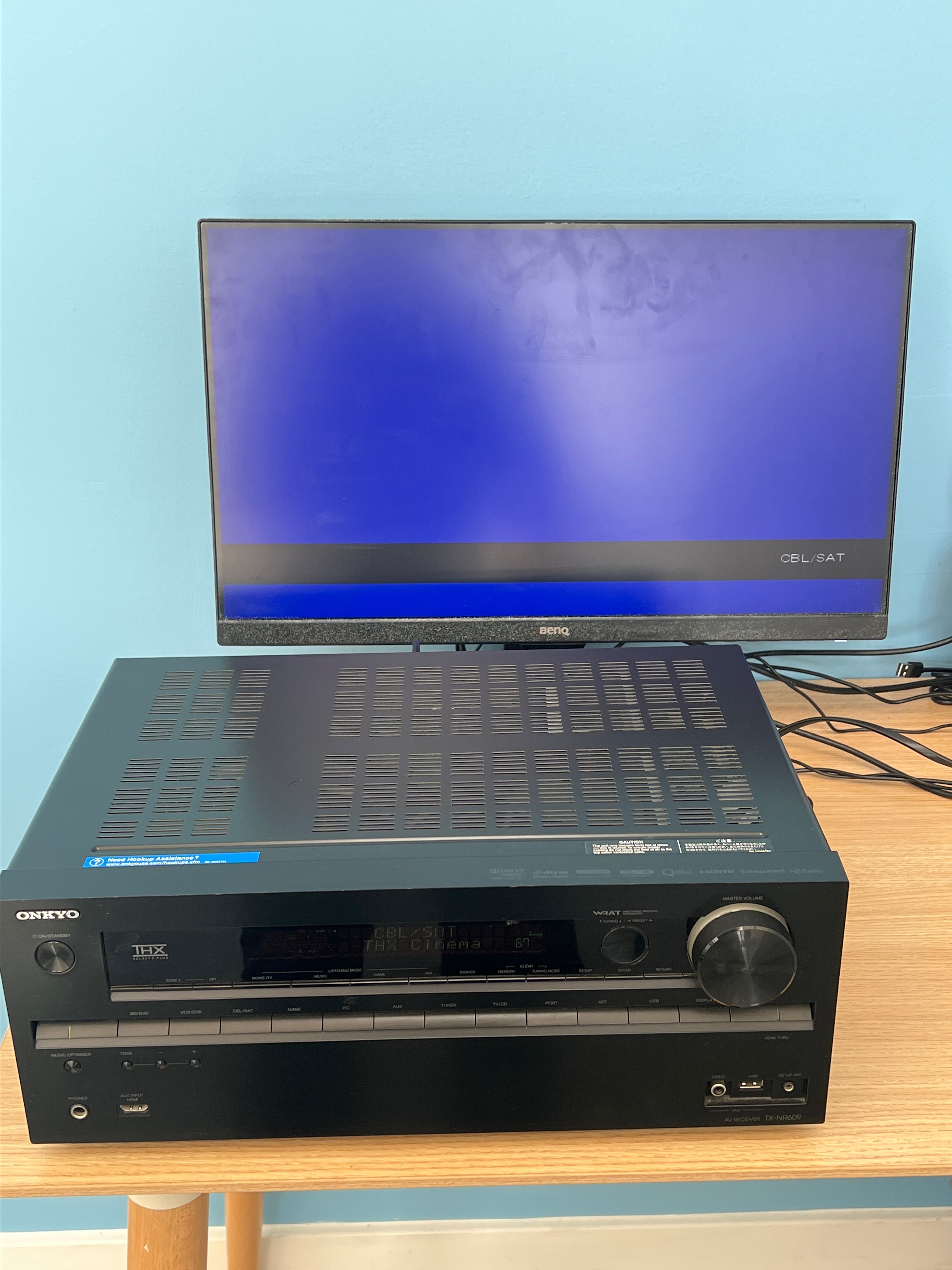 Onkyo TX-NR609 A/V Receiver Black - For Parts (No Sound)