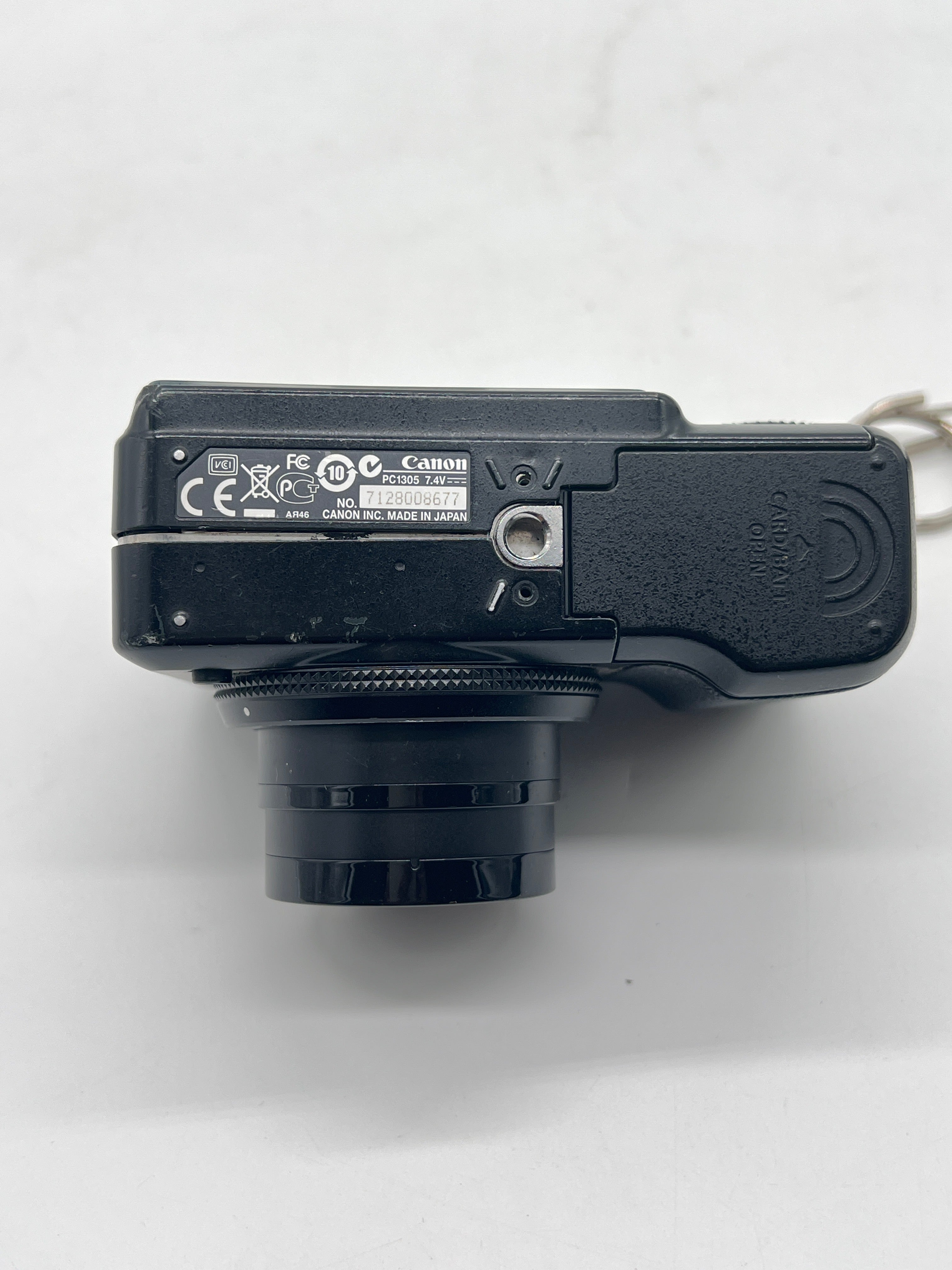 Canon PowerShot G10 Digital Camera Compact Black - For Parts (Missing Screw at top)