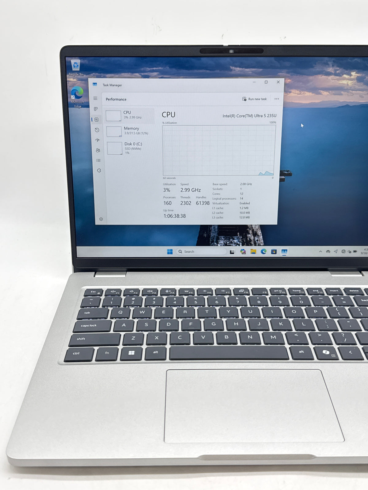 Dell Pro 14 PC14250 14" Intel Core Ultra 5 235U 32GB RAM 256GB SSD - Used
