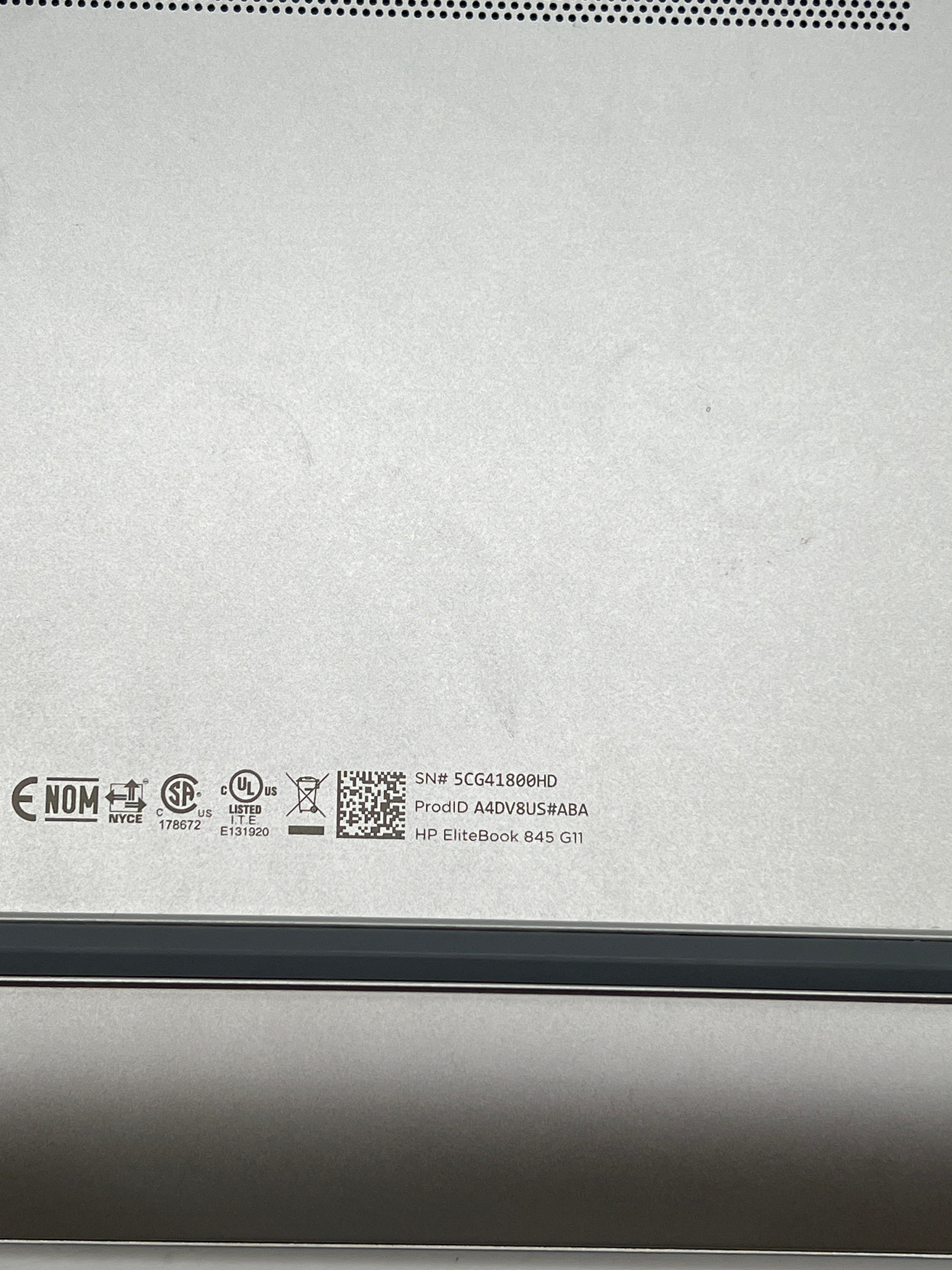 HP EliteBook 845 G11 Ryzen 7 PRO 8840U 32GB RAM 512GB SSD - Used