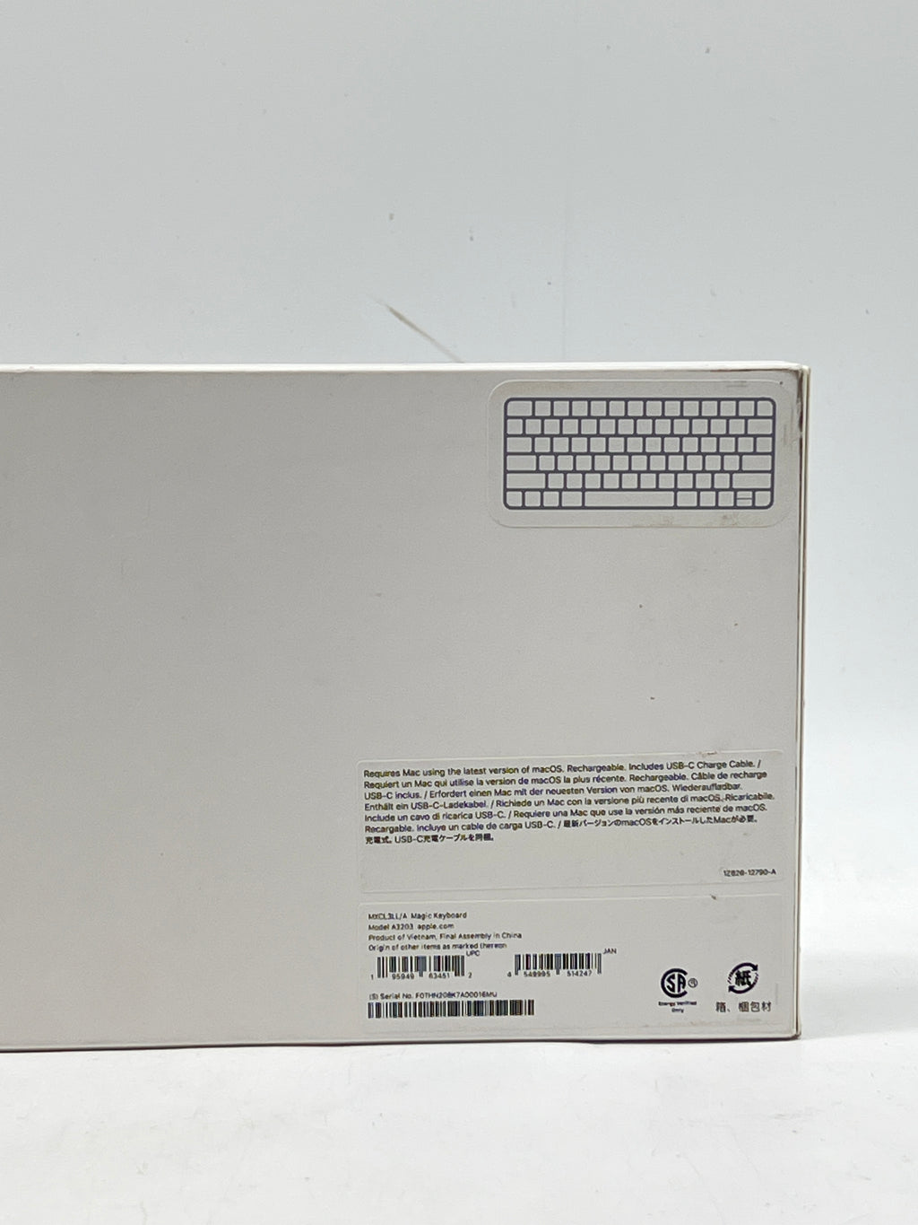 Apple Magic Keyboard A3203 US English Bluetooth USB-C White - New