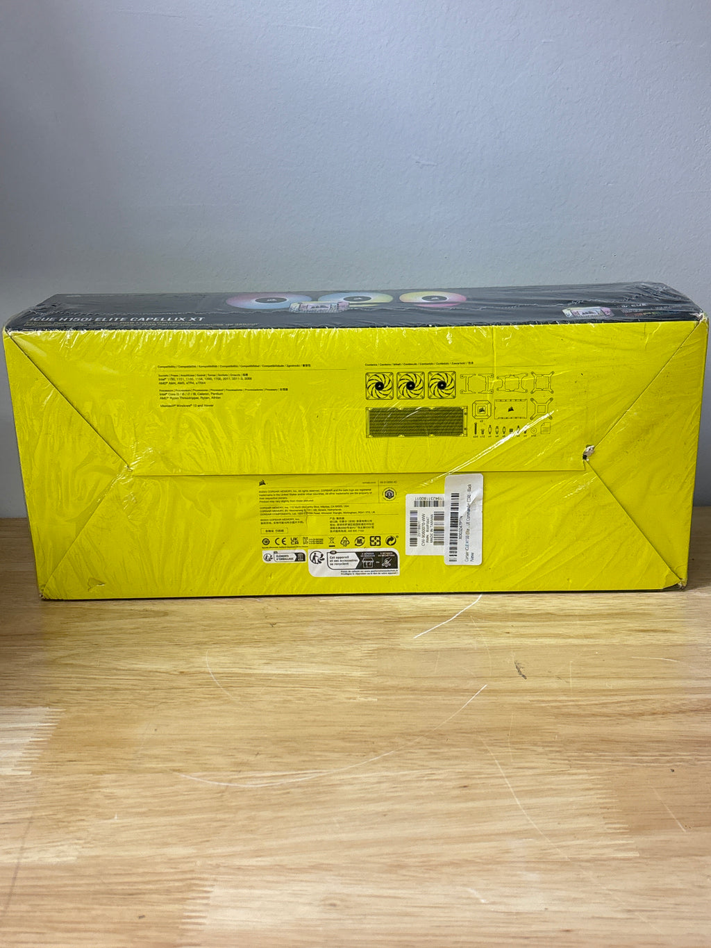 Corsair iCUE H150i Liquid CPU Cooler 120mm Multicolor LED Black - New In Box