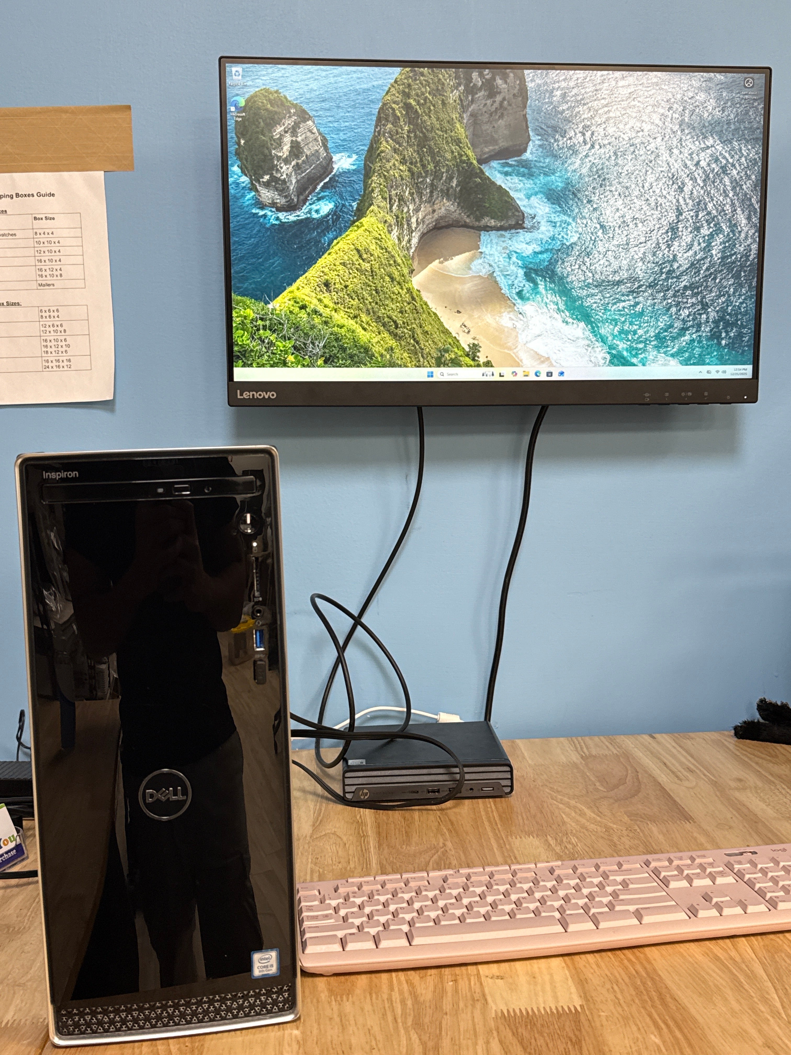 Dell Inspiron 3670 Desktop i5-9400 12GB RAM 1TB HDD + 112GB SSD