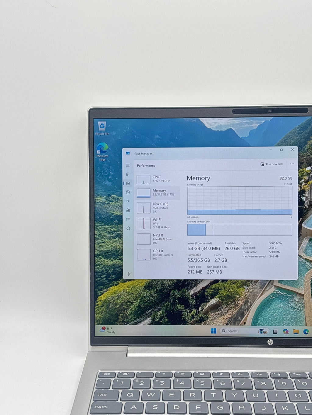 HP ProBook 460 G11 Ultra 7 155U 32GB RAM 512GB SSD