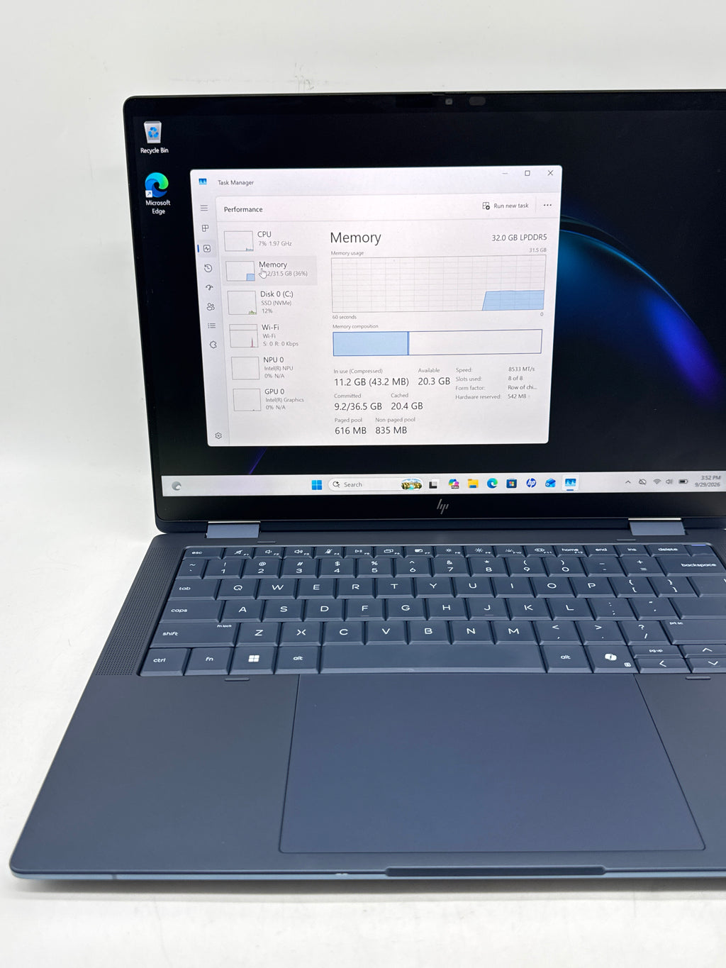 HP EliteBook X Flip G2i Ultra 7 366H 32GB 450GB SSD 14in Laptop - For Parts