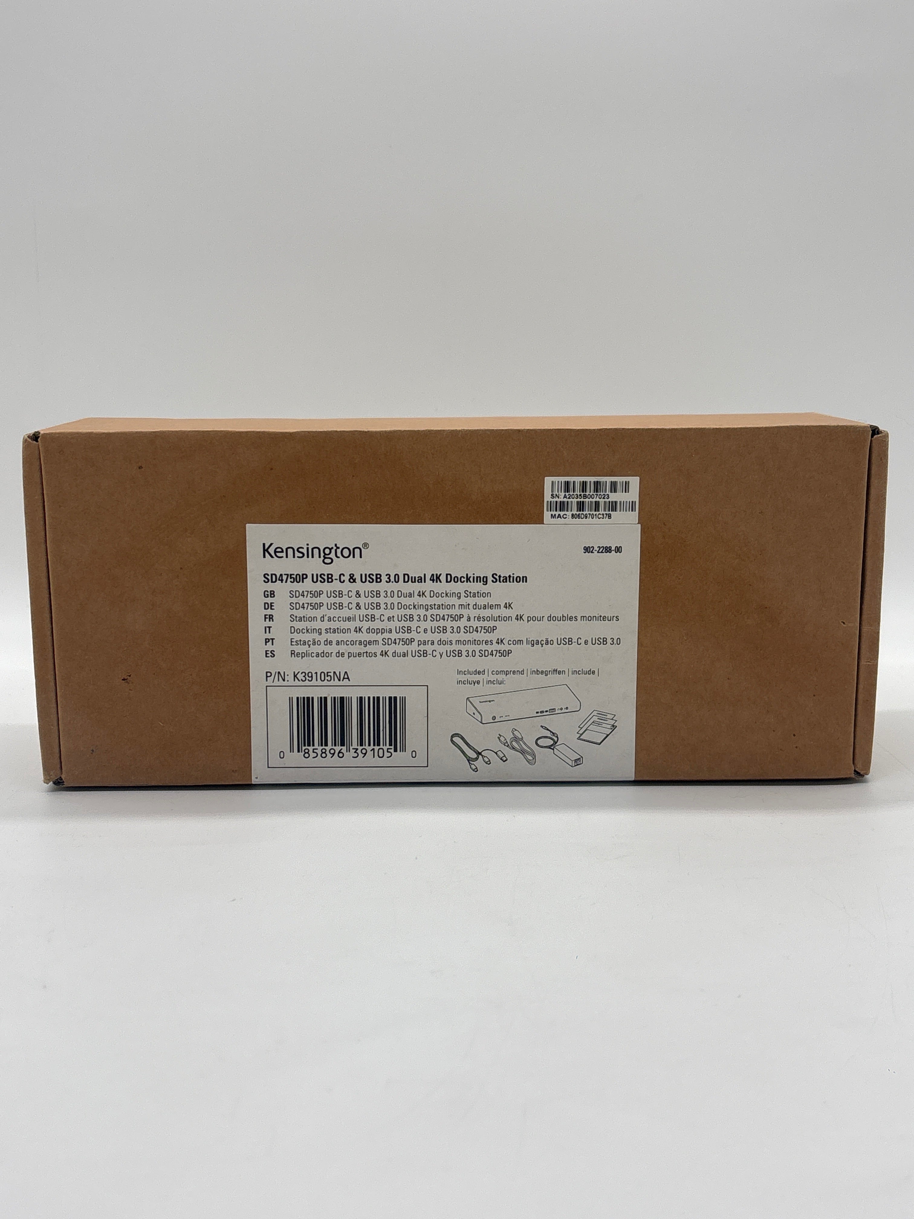Kensington USB 3.0 Docking Station SD4750P - New In Box