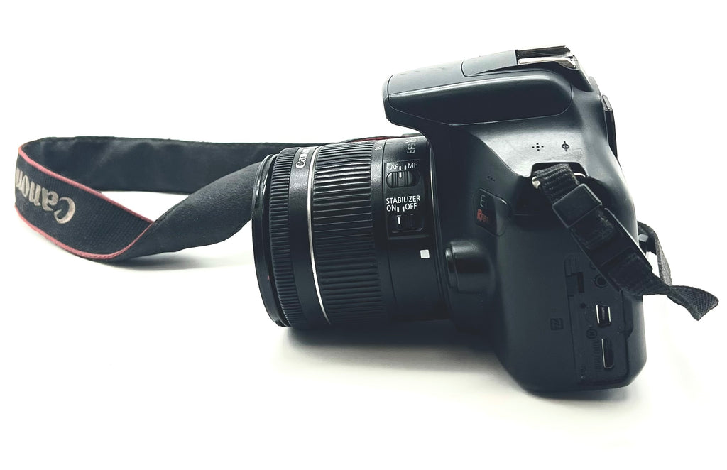 Canon EOS Rebel T6 Digital Camera Black 3x Optical Zoom DSLR - Used