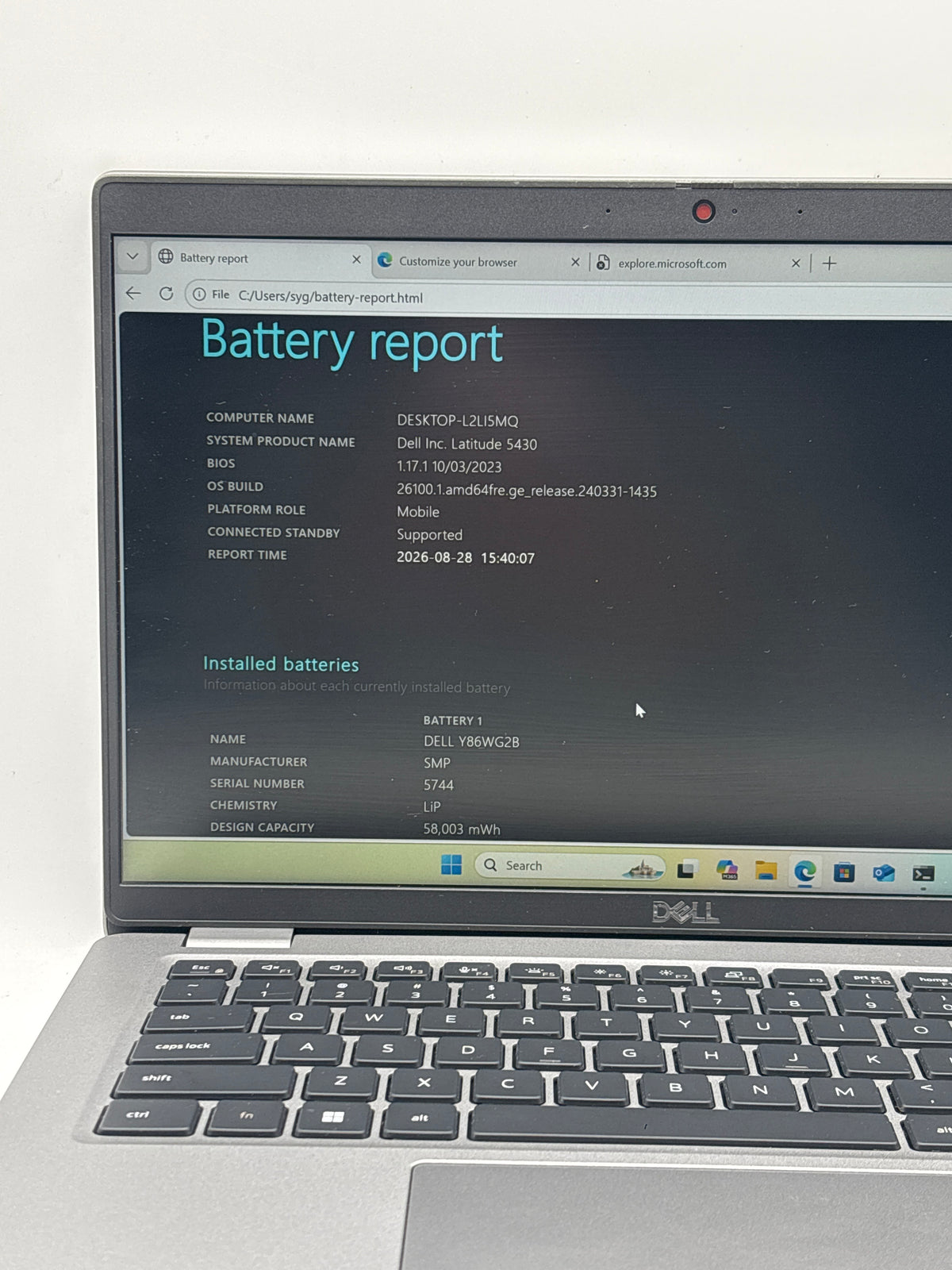 Dell Latitude 5430 13" Intel Core i5-1235U 16GB RAM 512GB SSD Gray - Used