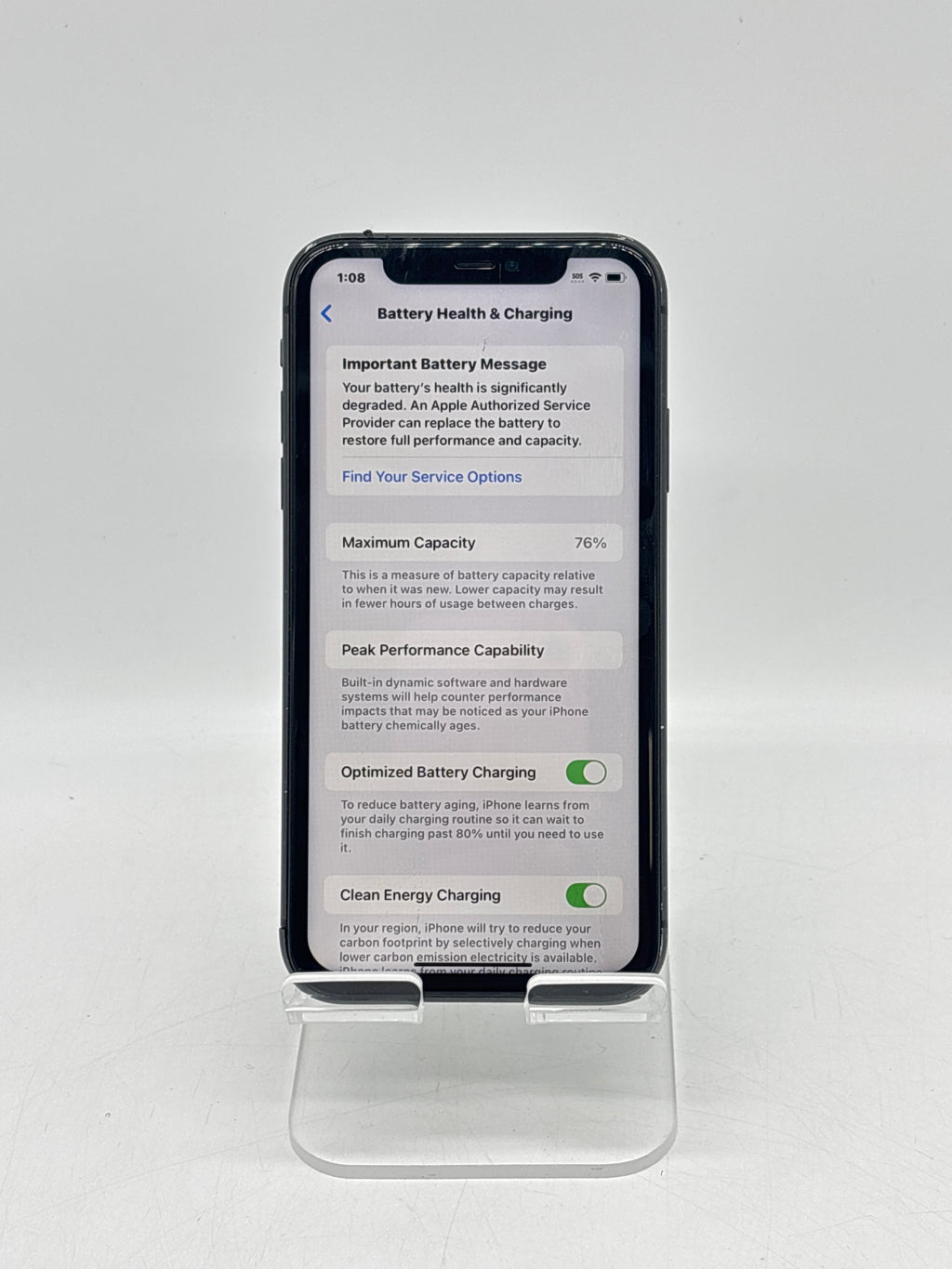 Apple iPhone 11 64 GB Black Unlocked - For Parts