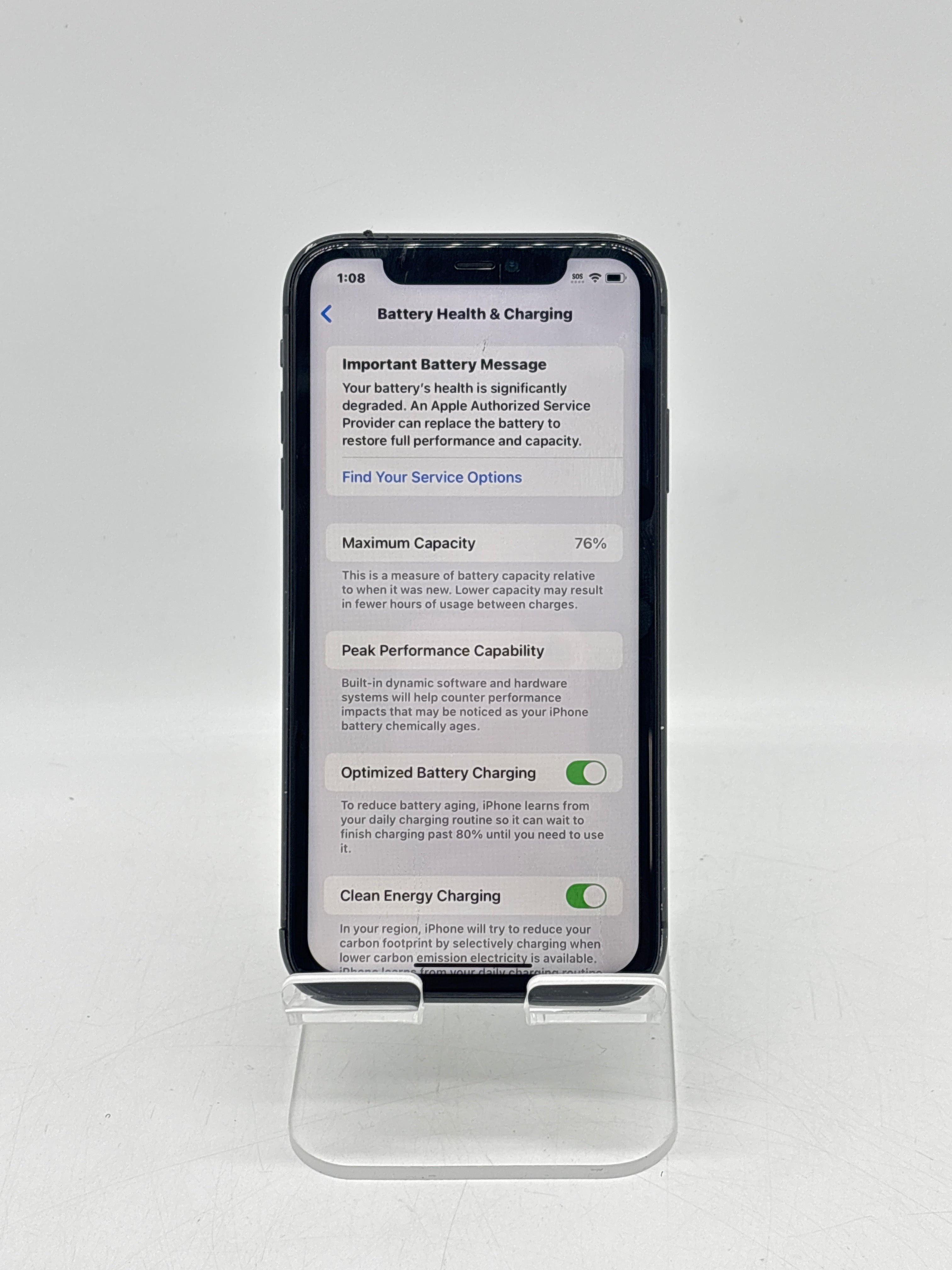 Apple iPhone 11 64 GB Black Unlocked - For Parts