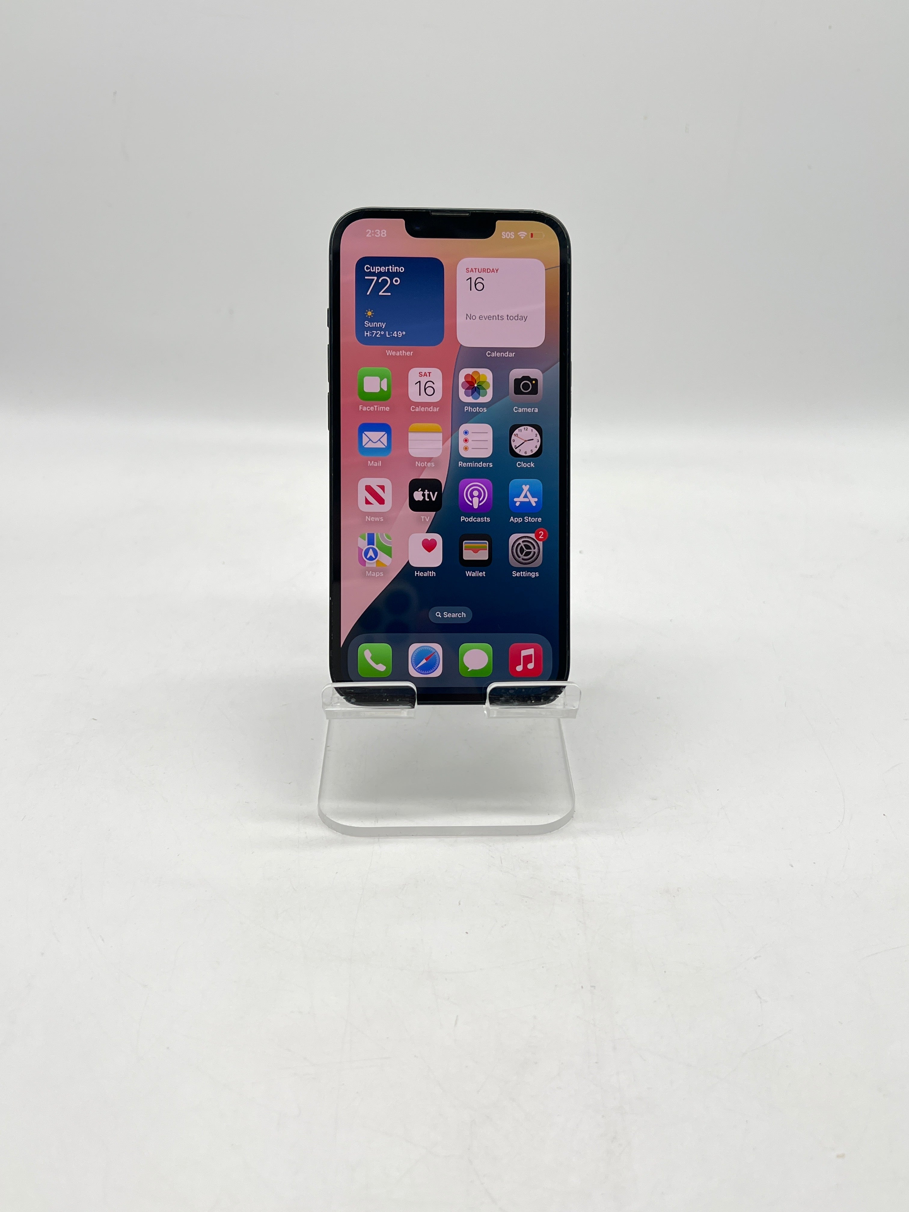 ATT Apple iPhone 14 128GB Midnight - For Parts Cracked Back