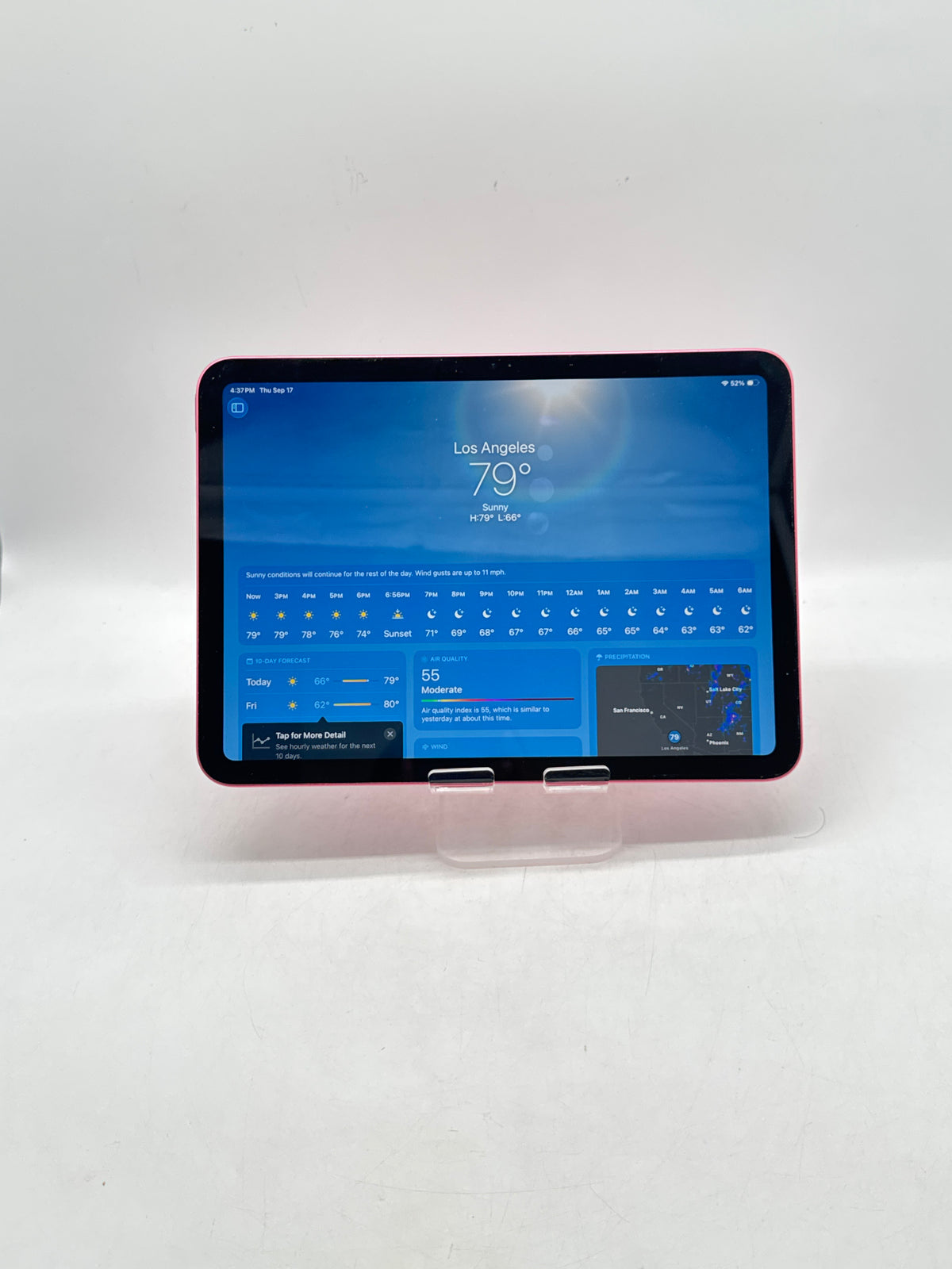 Apple iPad 11th Gen A3354 11" A16 Bionic 128GB Wi-Fi Pink - Used