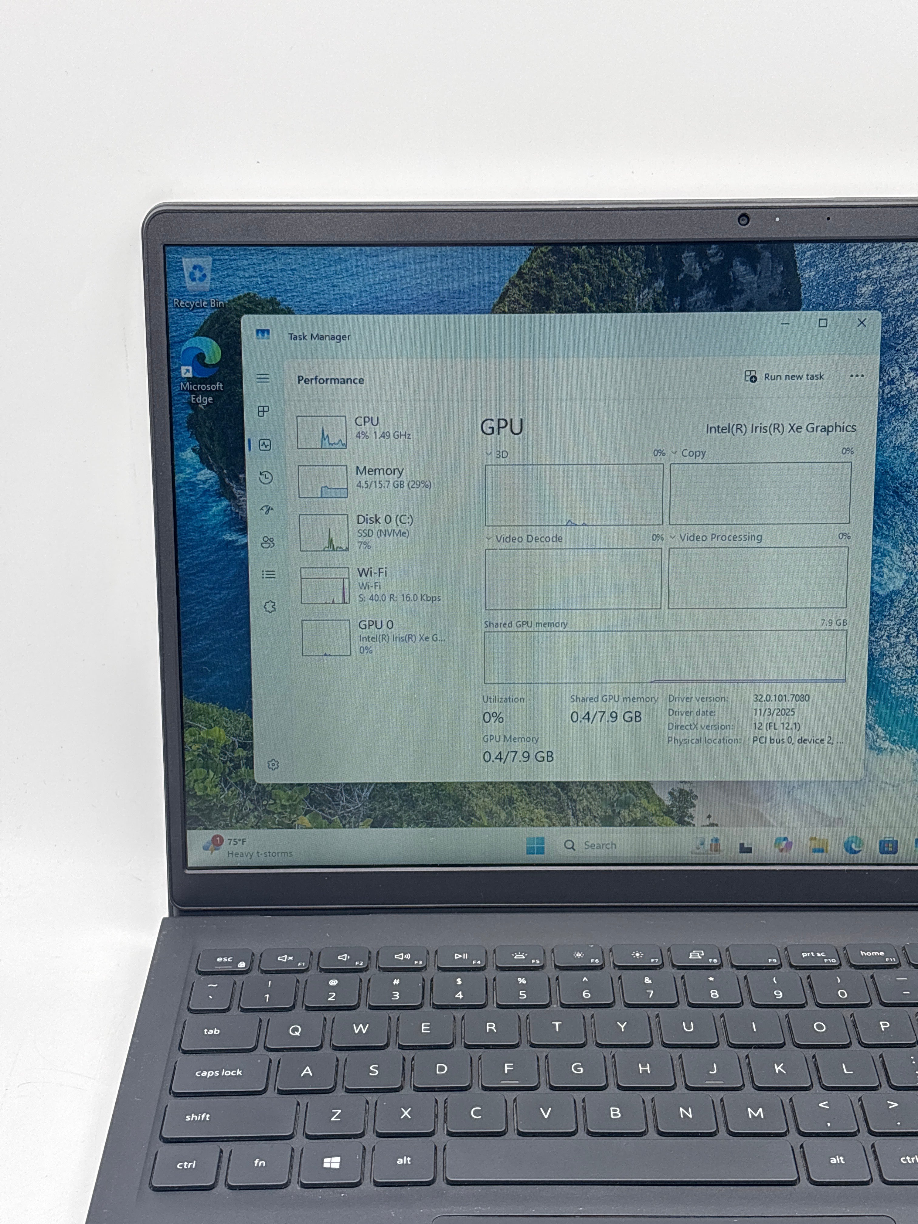 Dell Inspiron 15 3511 i5-1135G7 16GB RAM 256GB SSD Used