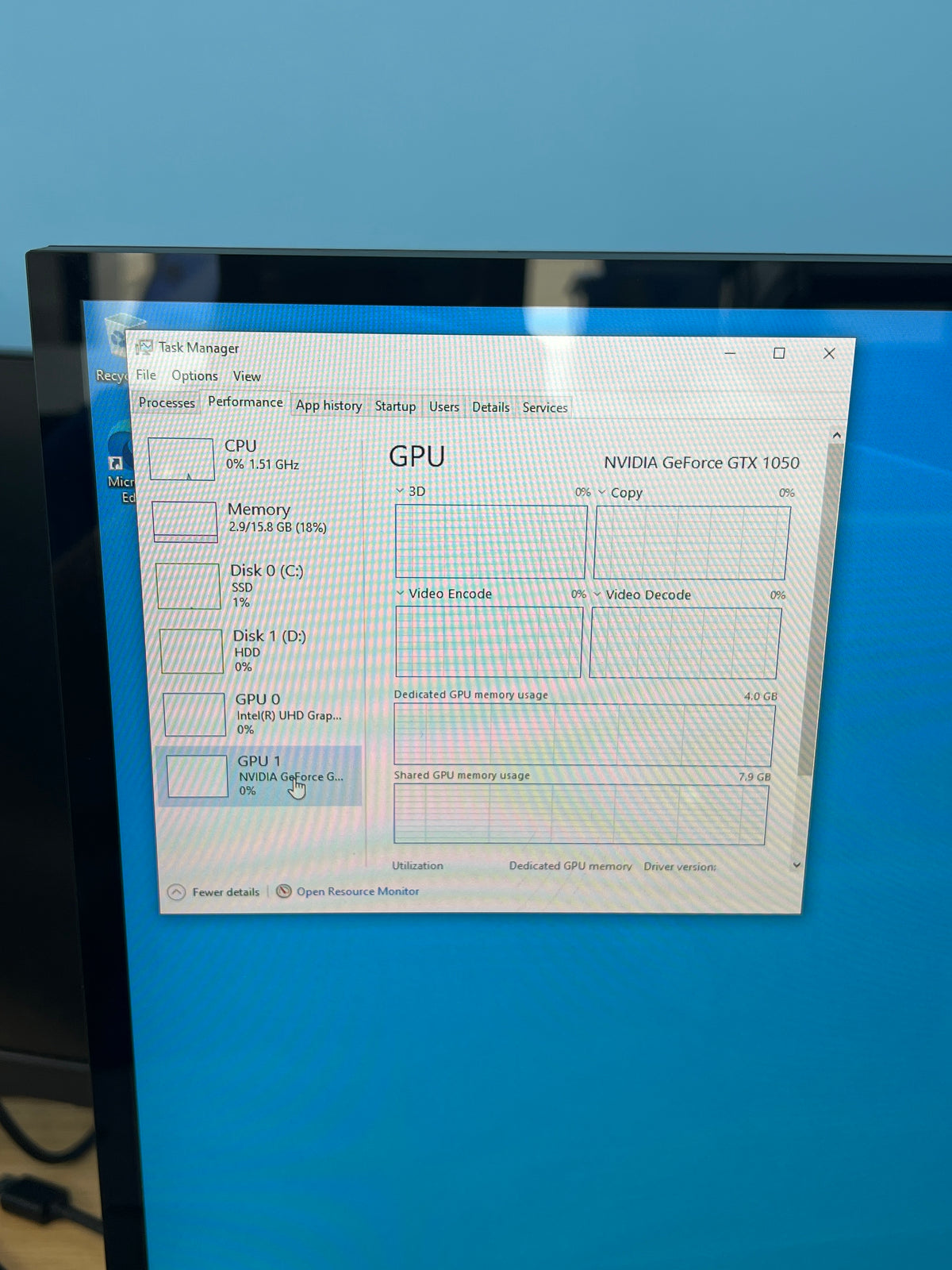 HP Envy 27-b214 27in Touch i7-8700T 16GB RAM 2TB SSD+2TB HDD GTX 1050 - Used