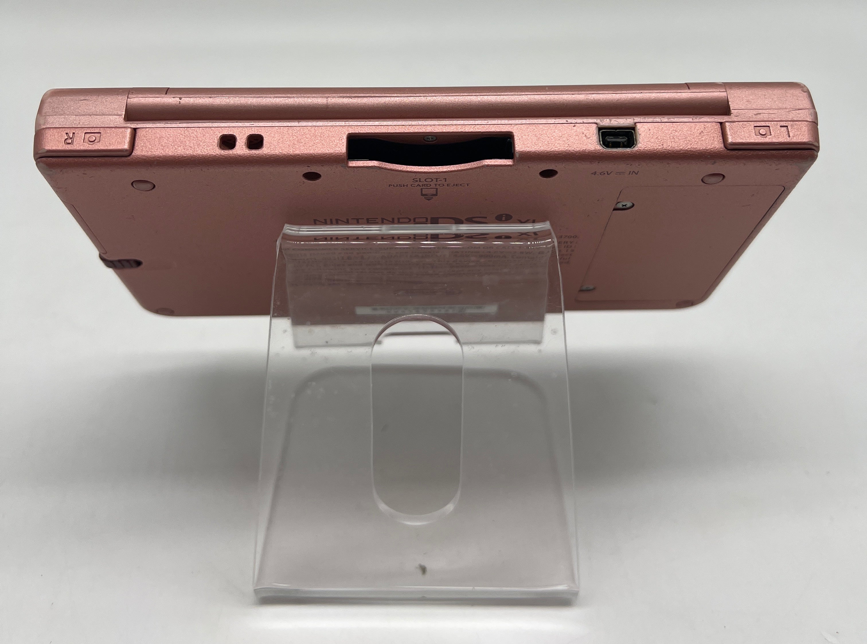 Nintendo DSi XL Pink With 5 Games - For Parts (Game Slot Not Functioning)