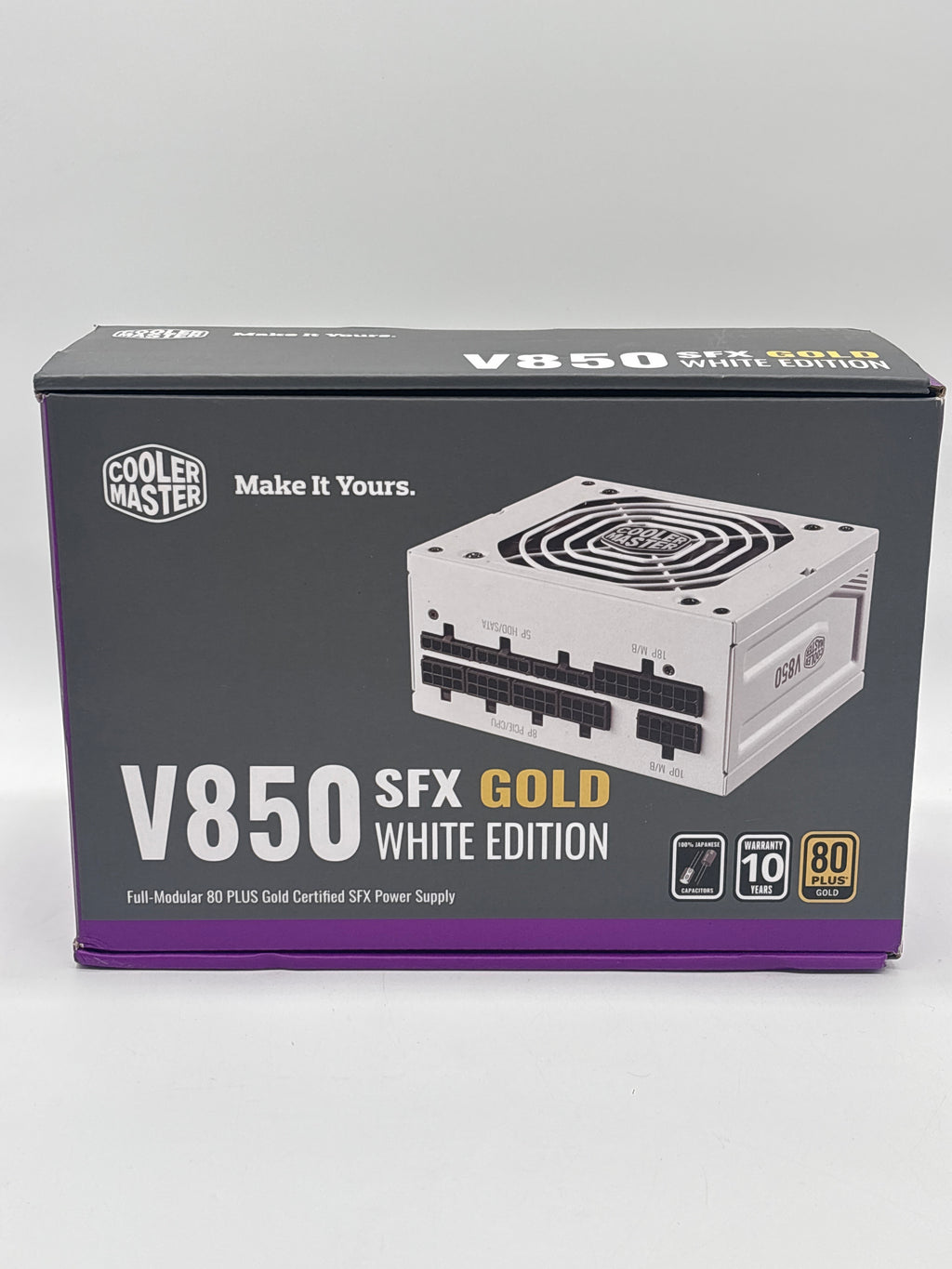 Cooler Master V850 Gold White Edition 850W Power Supply SFX - New in Box