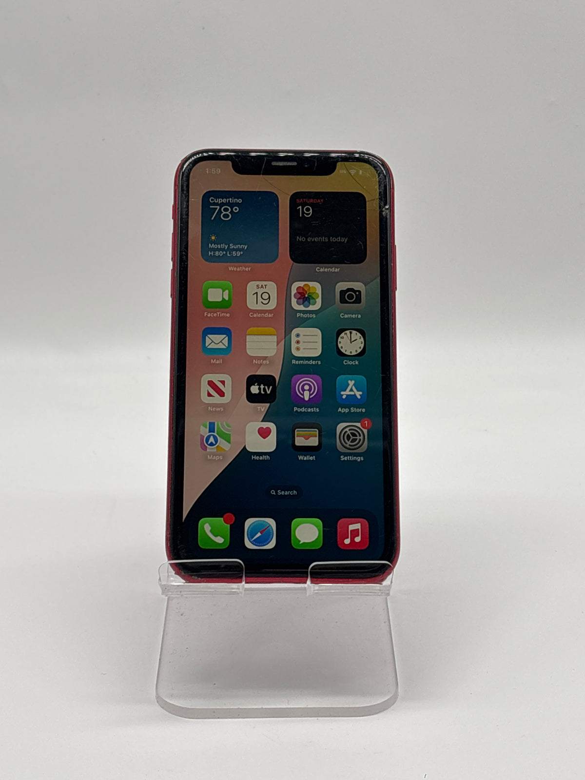 Apple iPhone XR 64GB Red A1984 Unlocked - Read