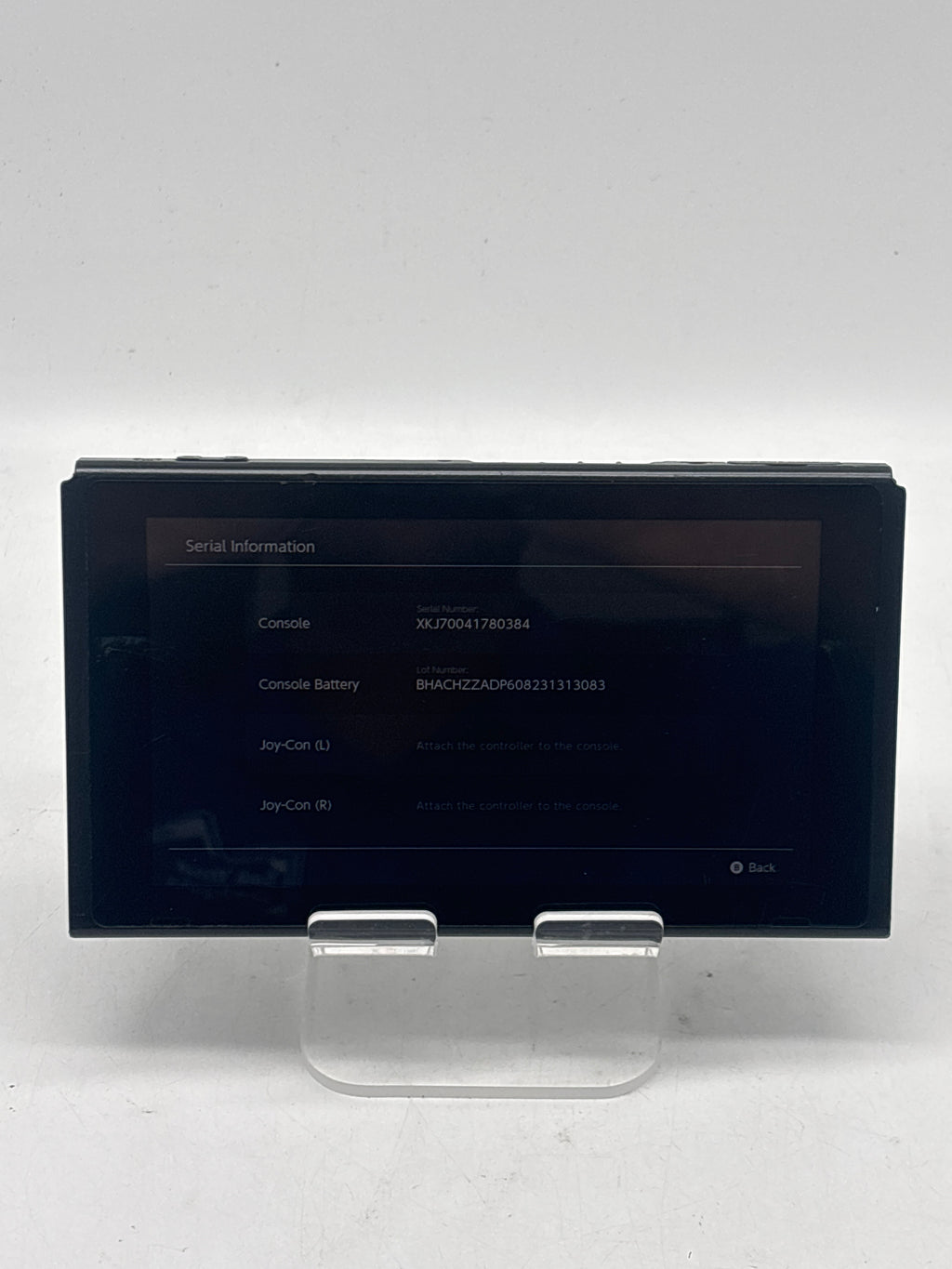 Nintendo Switch HAC-001-01 32GB Black Handheld Console - READ