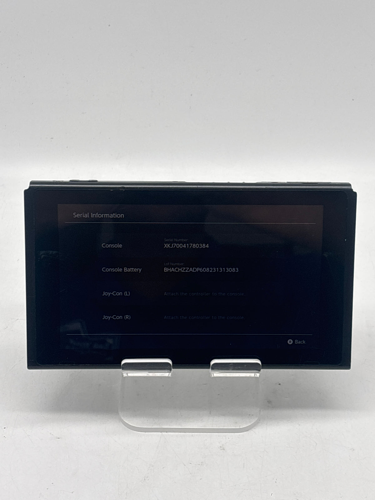 Nintendo Switch HAC-001-01 32GB Black Handheld Console - READ
