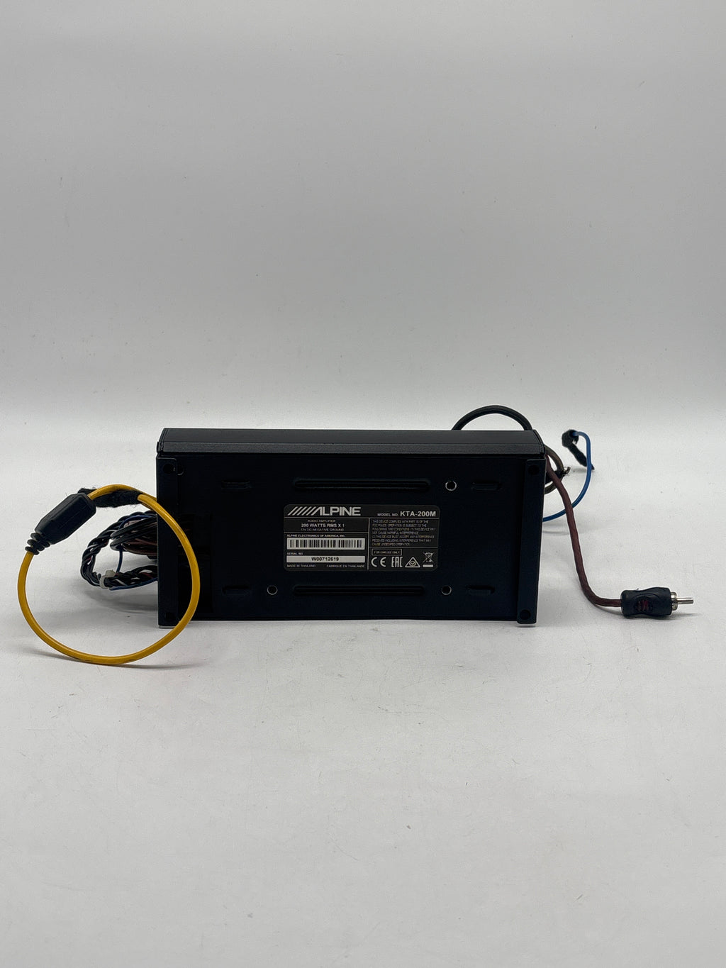 Alpine KTA-200M Mono Amplifier 200W RMS Class D RCA - Used