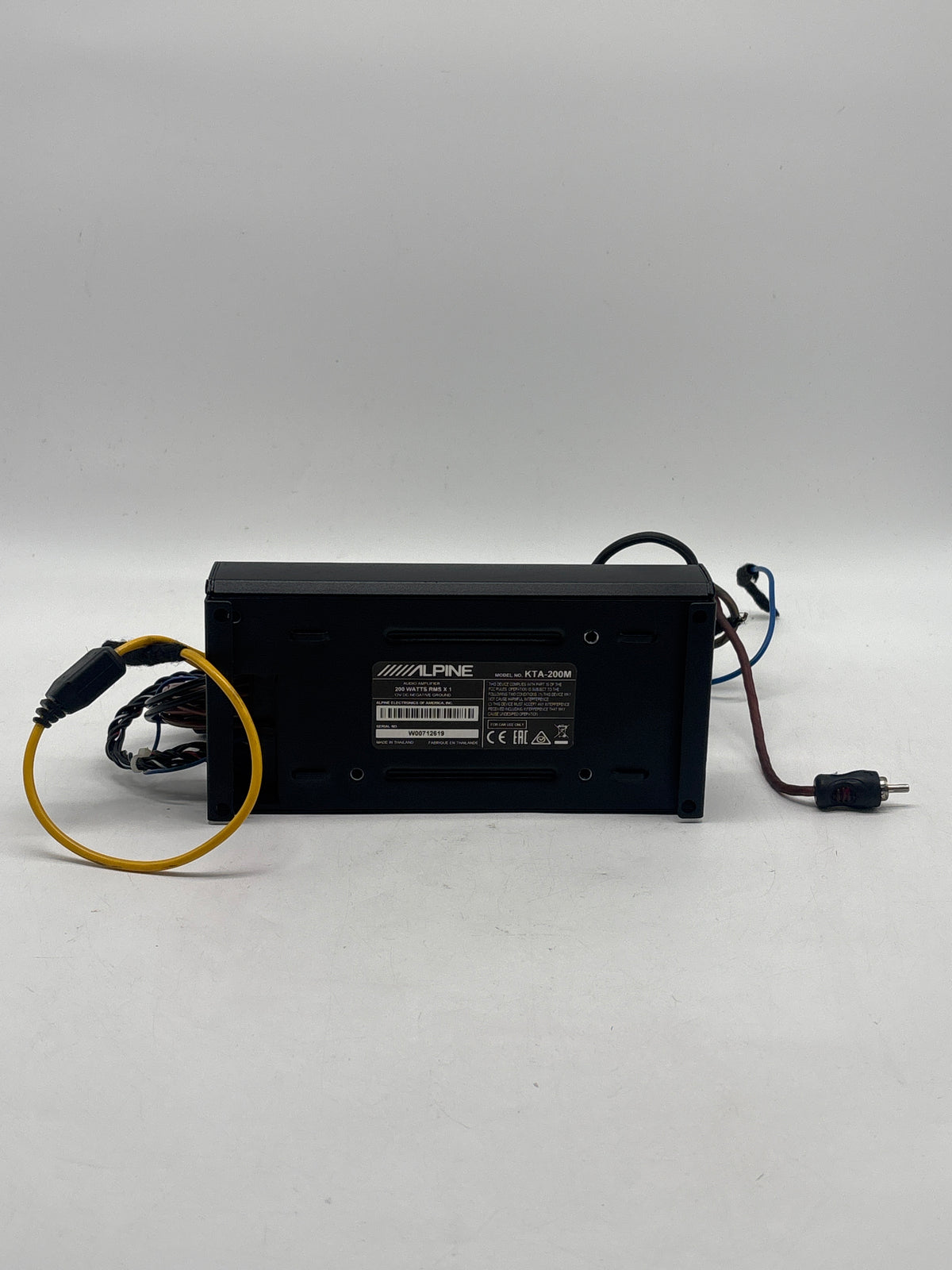 Alpine KTA-200M Mono Amplifier 200W RMS Class D RCA - Used