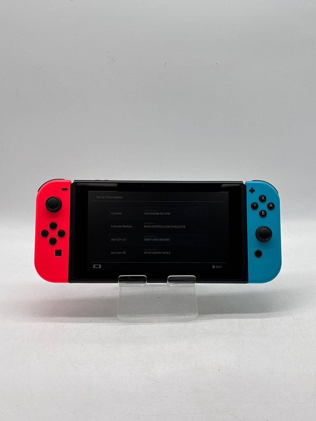 Nintendo Switch HAC-001 32GB Neon Red/Blue Joy-Con - Used