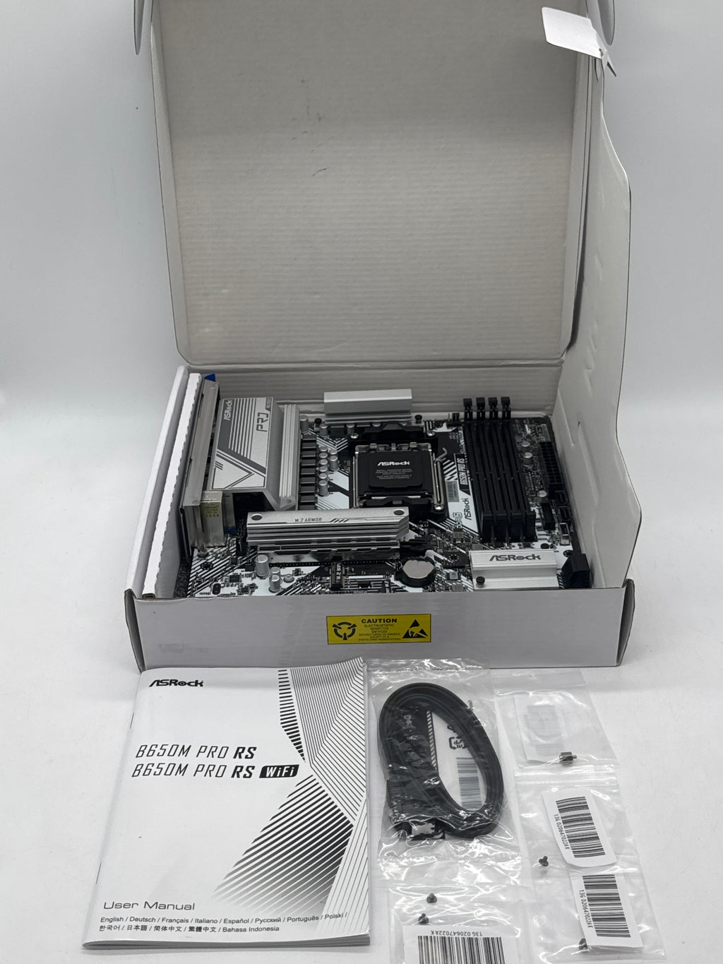 ASRock B650M Pro RS WiFi Motherboard - New Open Box