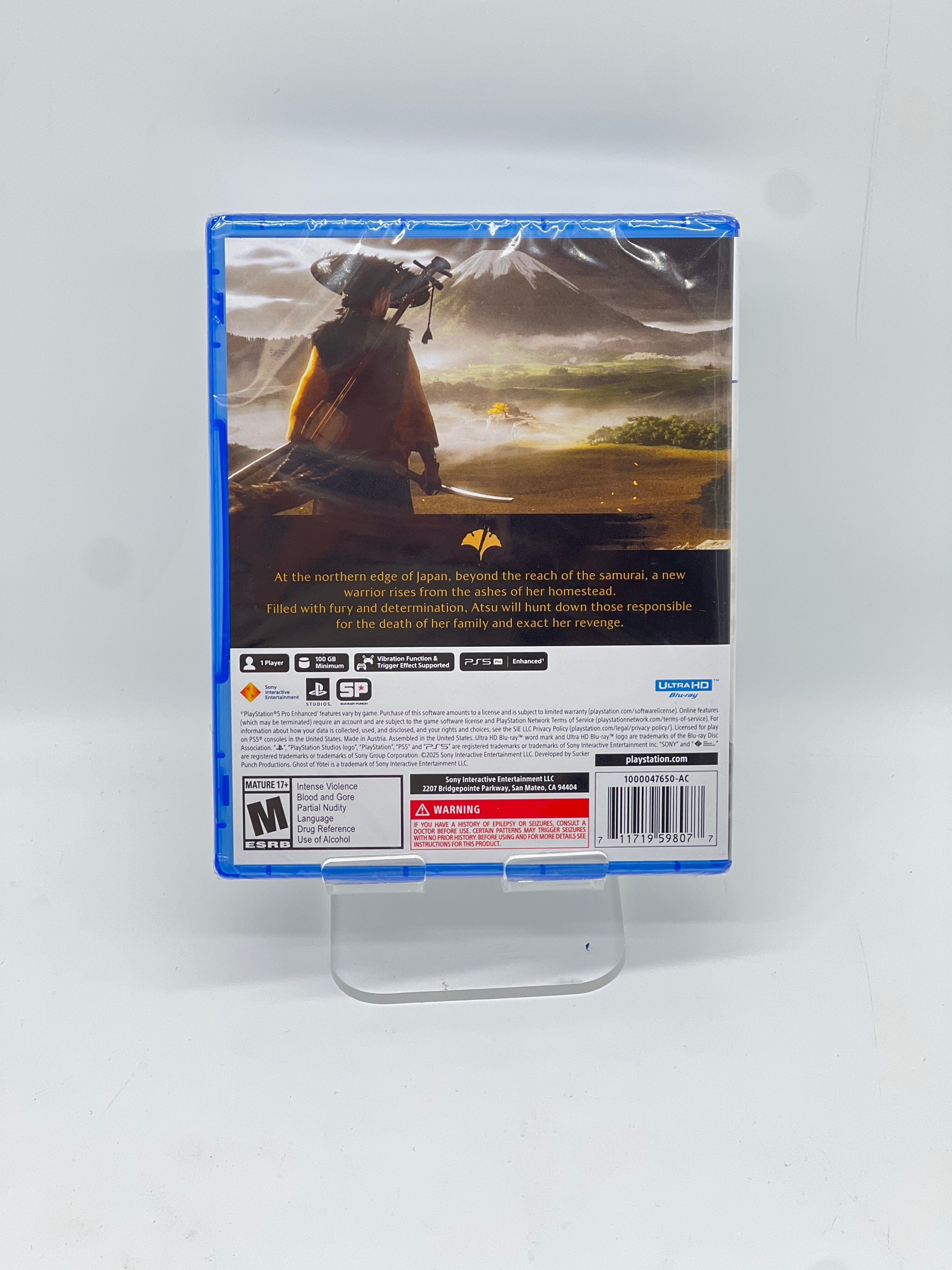 Sony PlayStation 5 Ghost of Yotei Game New with Box 2025 PS5