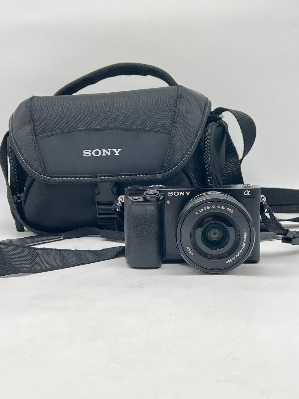 Sony Alpha A6000 24.3MP Mirrorless Digital Camera w/ SELP1650 Lens - Used