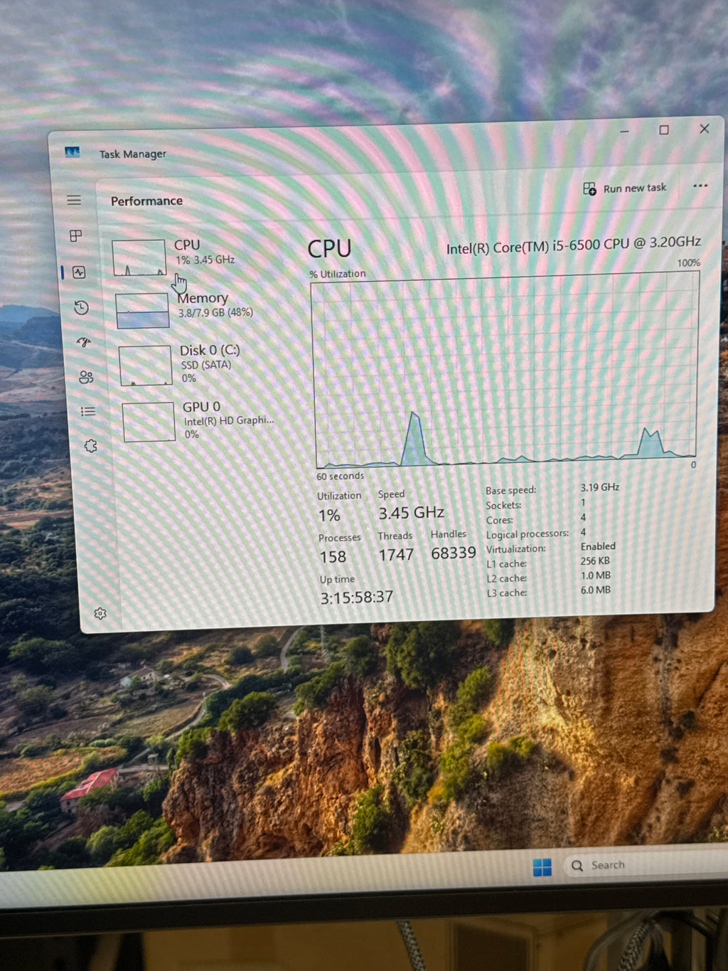 HP ProDesk 600 G2 SFF i5-6500 8GB RAM 256GB HDD Windows 11 - Used