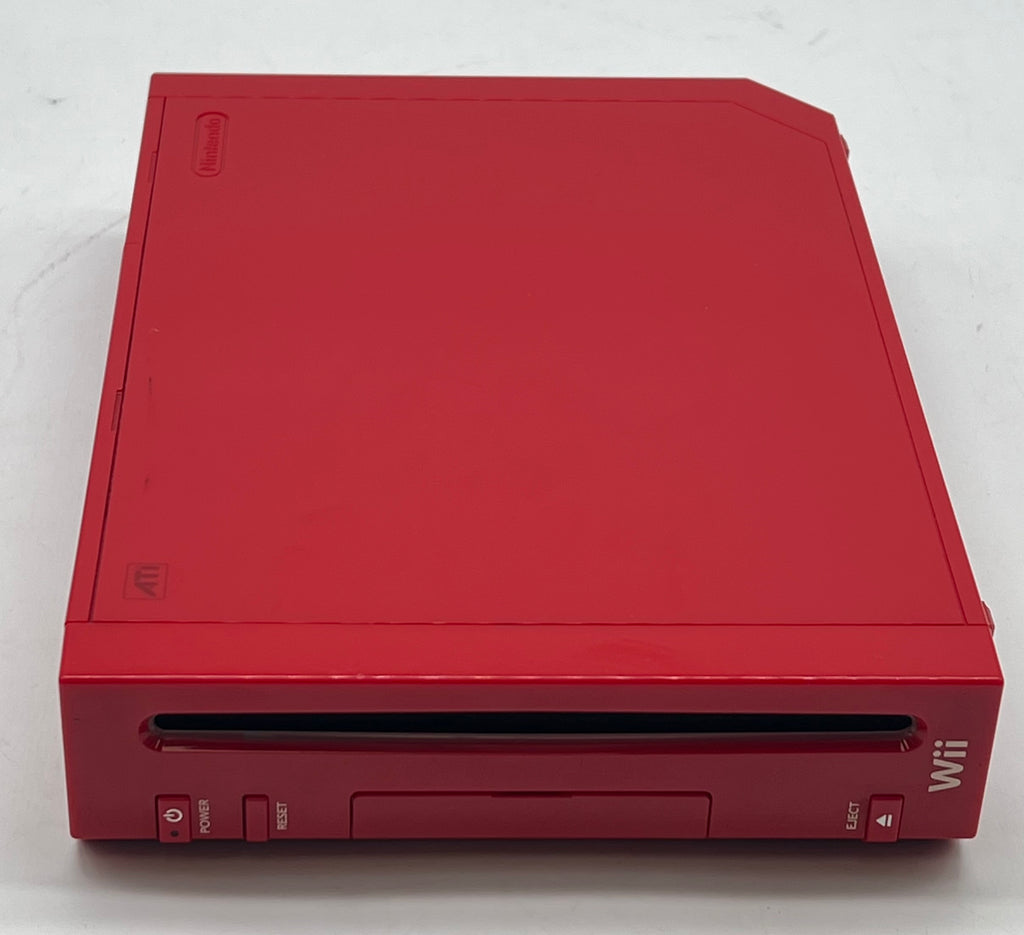Nintendo Wii (RVL-001) 2010 Video Game System Red - Used