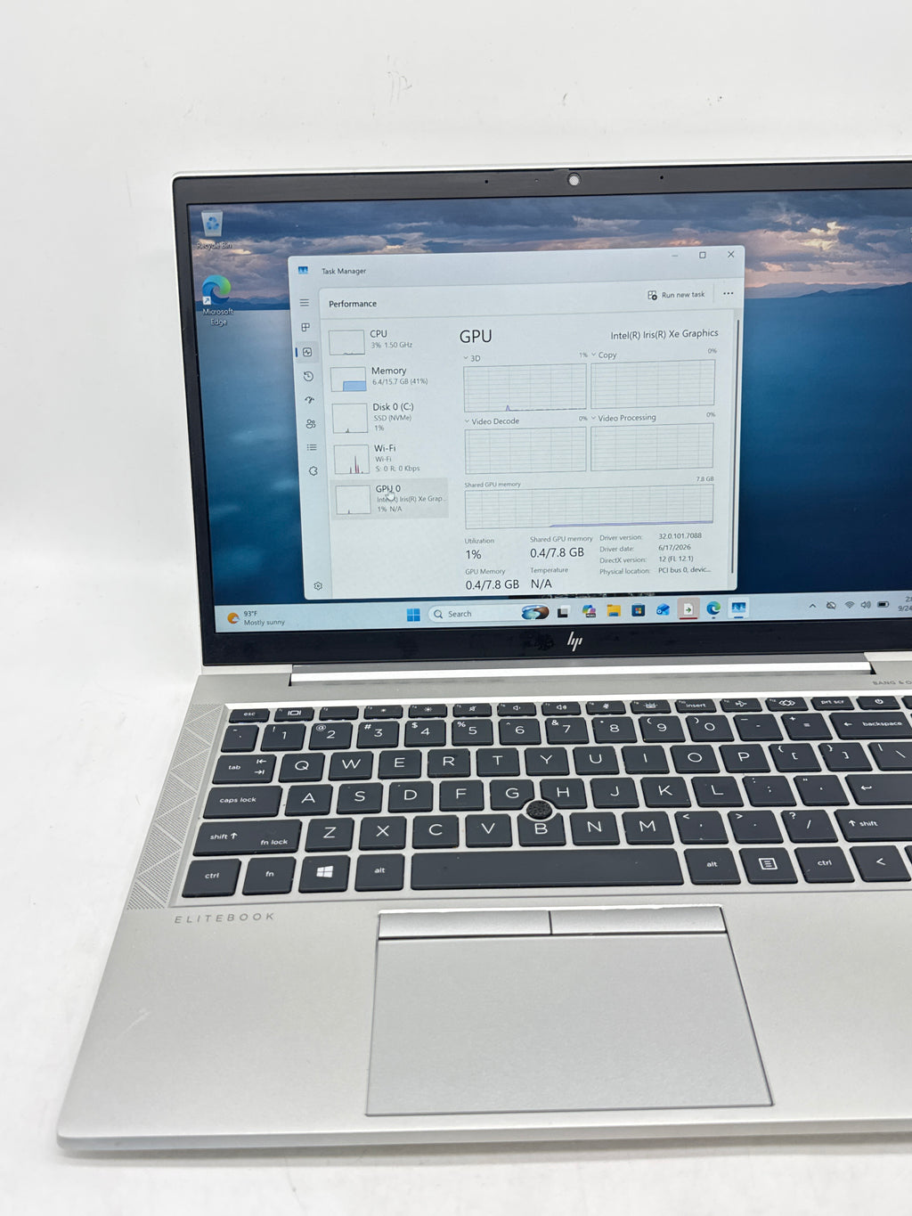 HP EliteBook 840 G8 14" Core i5-1145G7 16GB RAM 256GB SSD - Used
