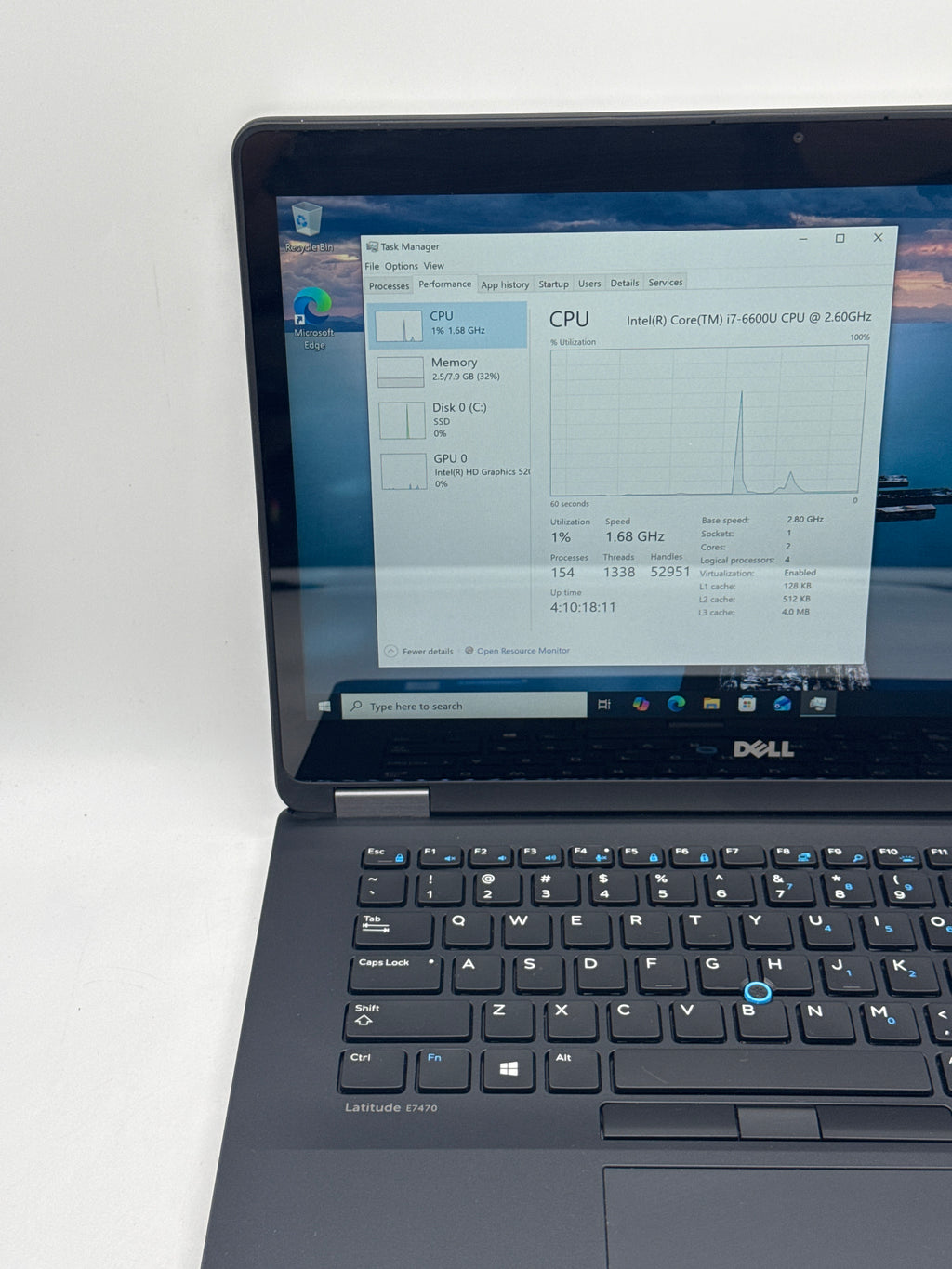 Dell Latitude e7470 i7-6600U 8GB RAM 256GB SSD