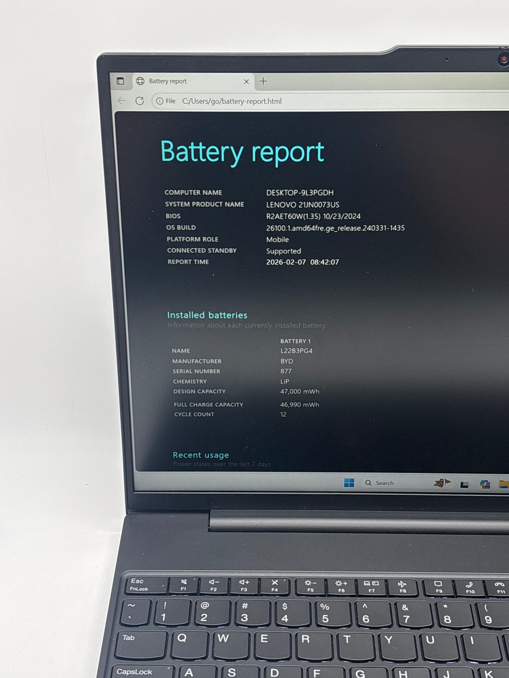 Lenovo Thinkpad E16 Gen 1 i7-1355U 16GB 512GB SSD