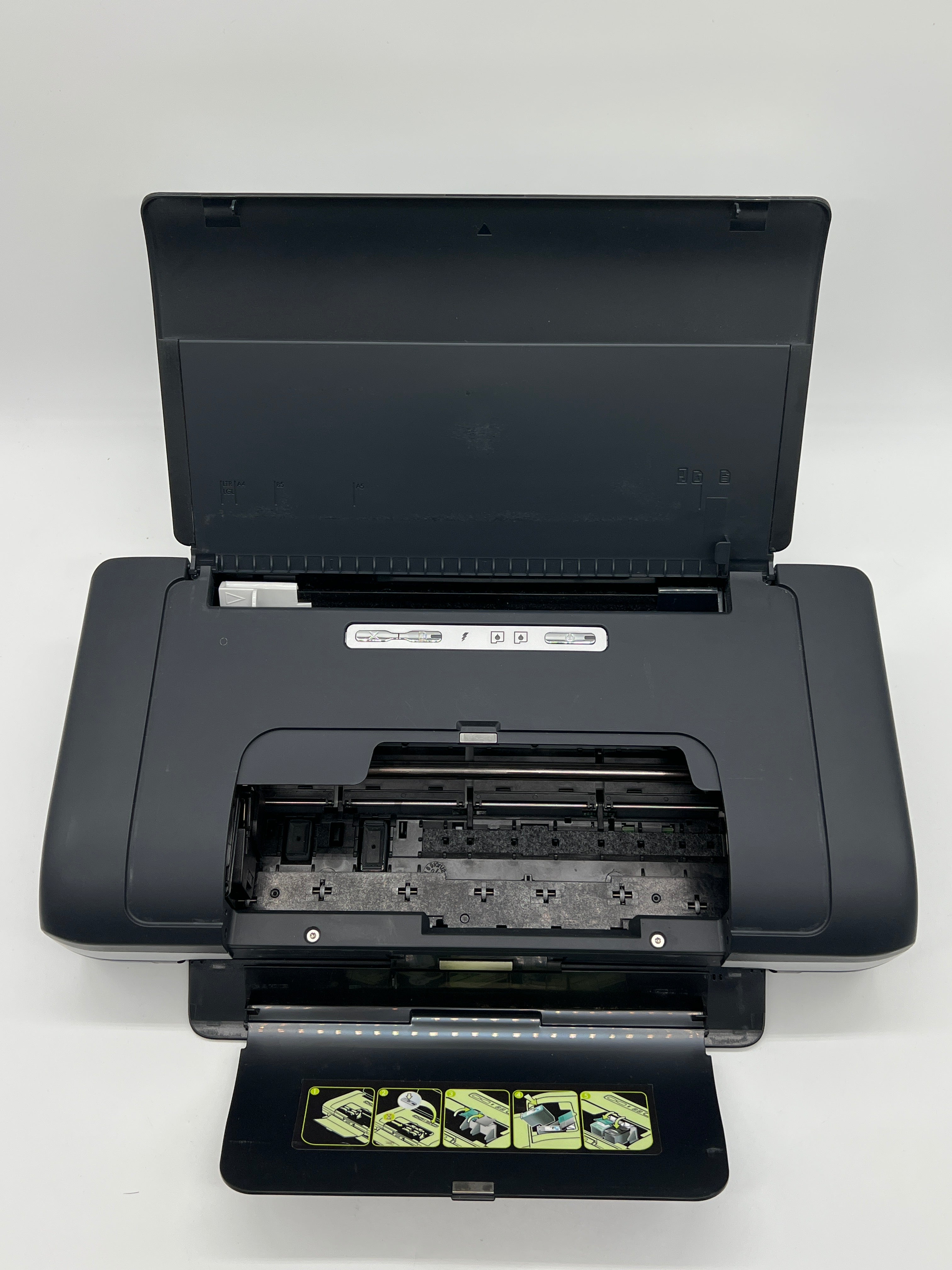 HP OfficeJet SNPRC-0705 Mobile USB Ink Printer W/ Power Cord Tested Powers On