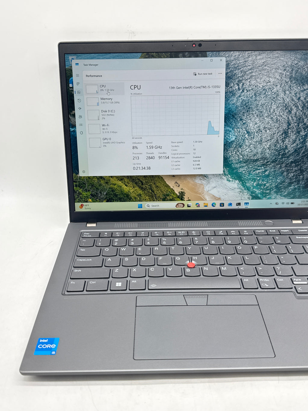 Lenovo ThinkPad T14 Gen 4 i5-1335U 16GB RAM 512GB SSD 14in Touch - Used