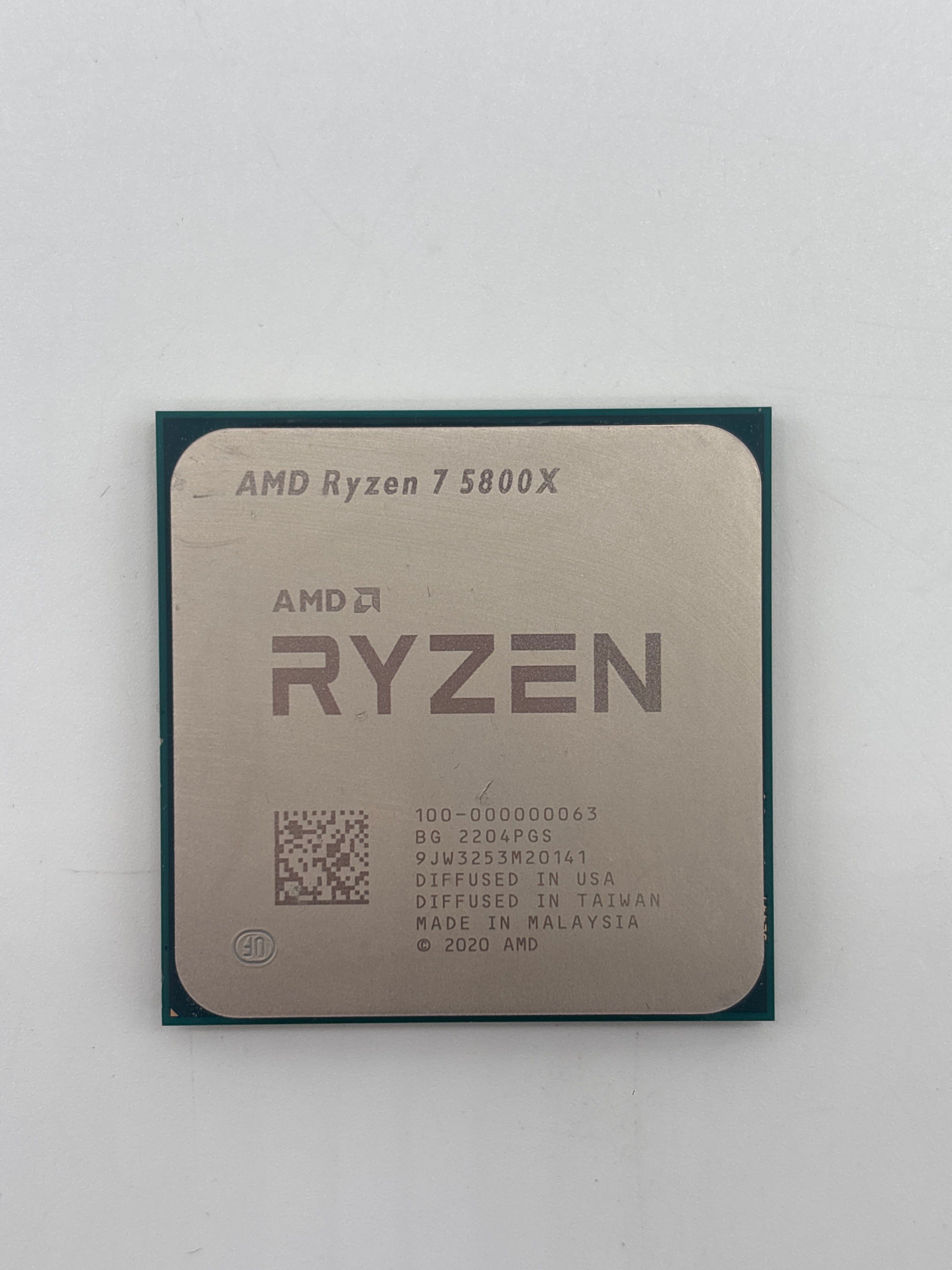 AMD Ryzen 7 5800X Processor Socket AM4 8-Core 16-Thread