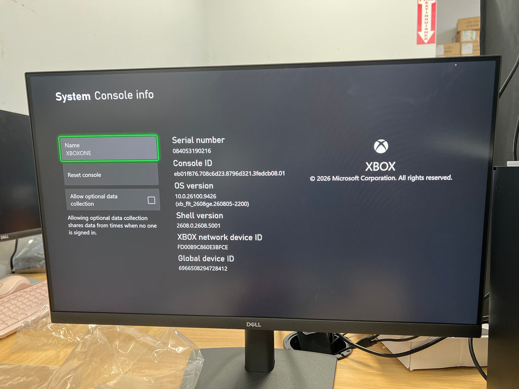 Microsoft Xbox One S 1TB Console White w/ 1 Controller and Cables Used