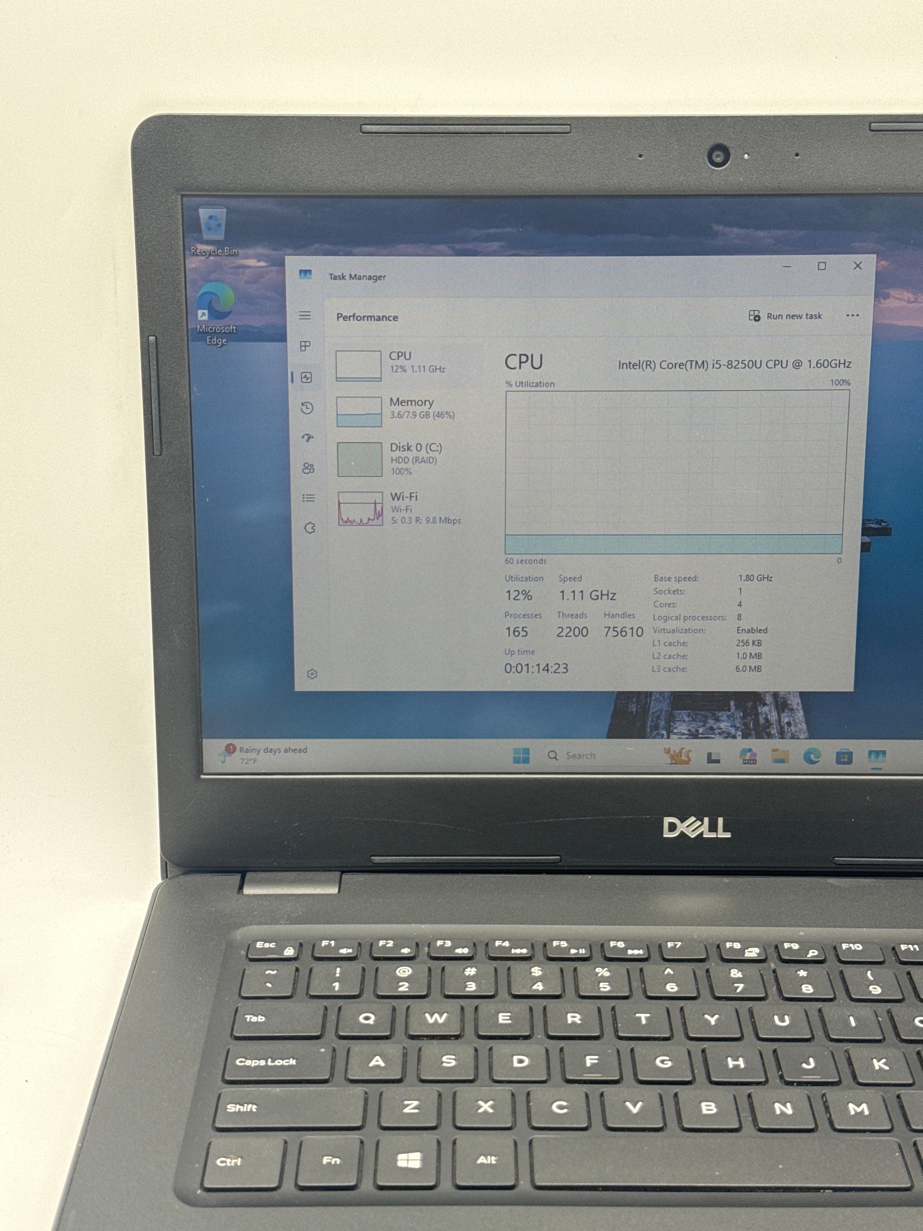 Dell Latitude 3490 i5-8250U 8GB RAM 512GB HDD - For Parts (Bad HDD)