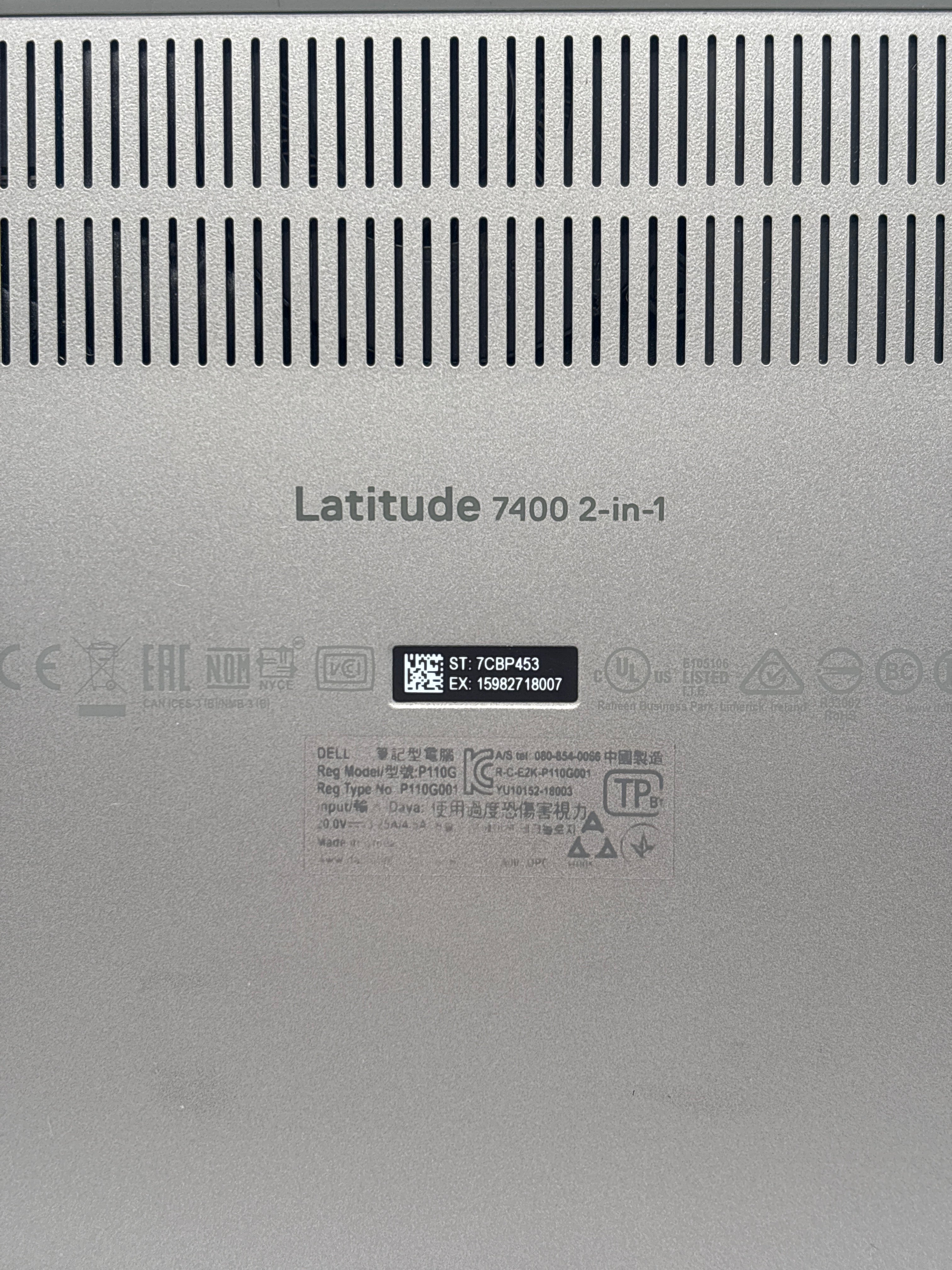 Dell Latitude 7400 2-in-1 i7-8665U 16GB RAM 256GB SSD
