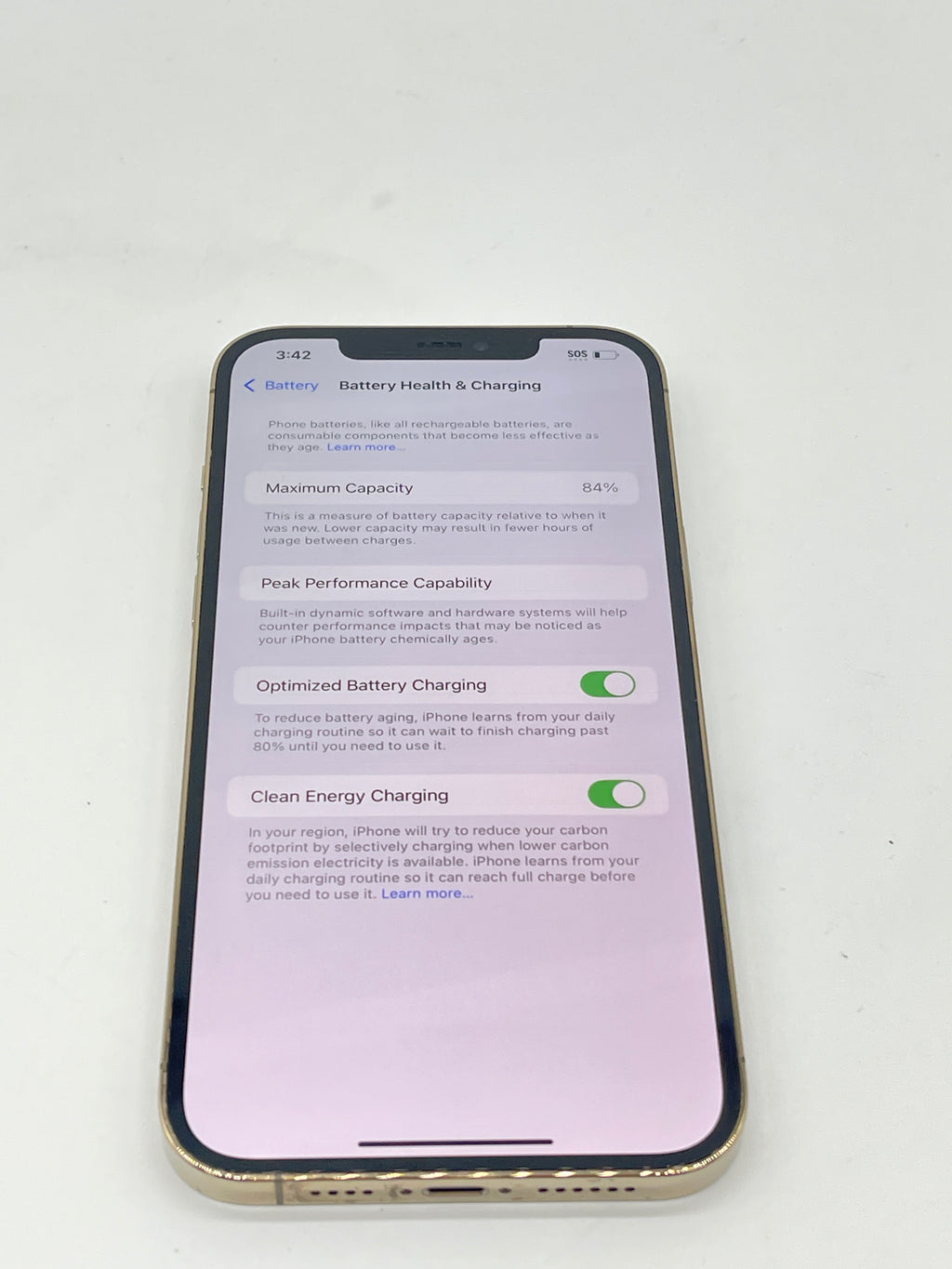 Apple iPhone 12 Pro Max 6.7" Unlocked 128GB Gold Used