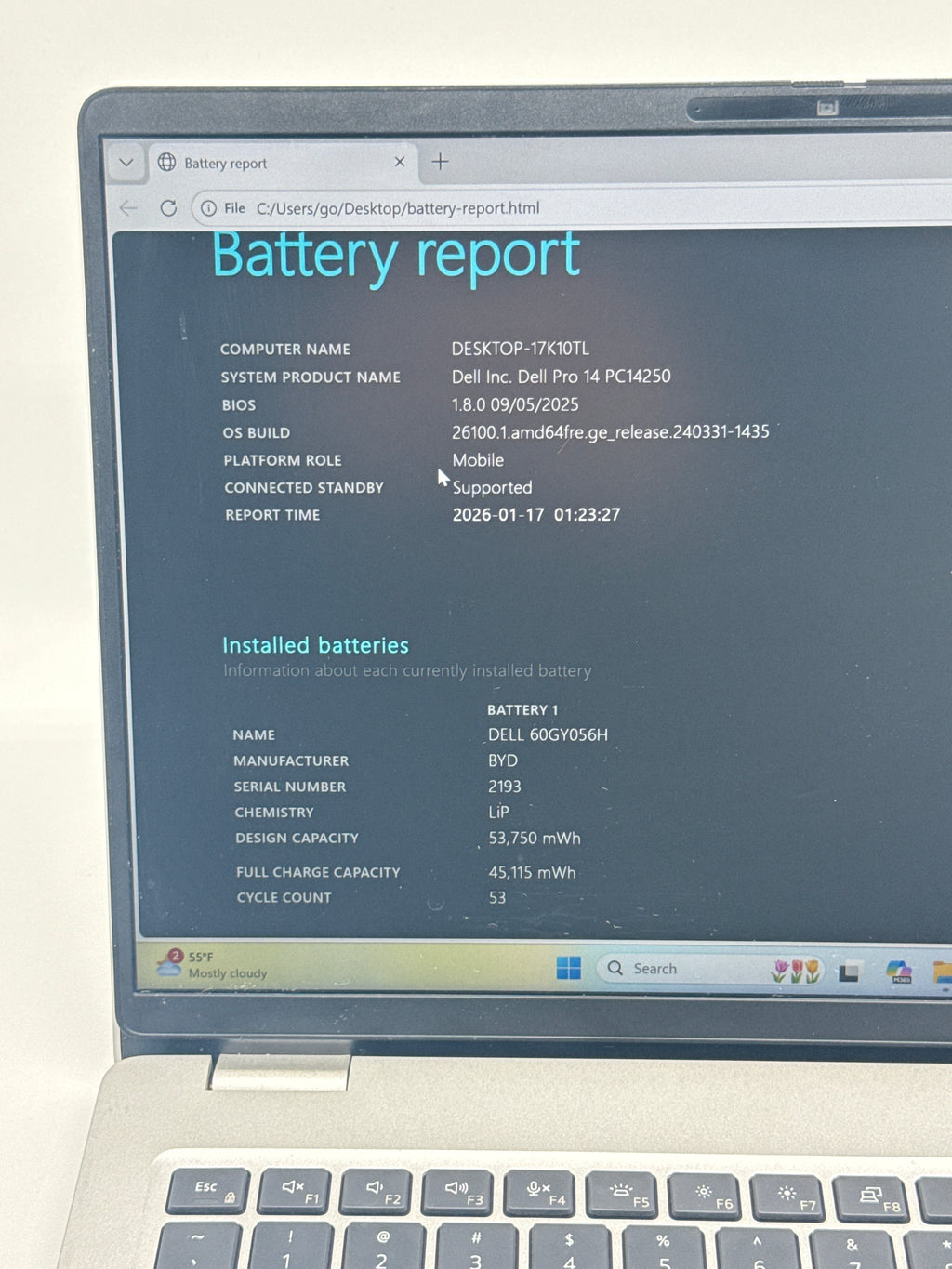 Dell Pro 14 14" Core Ultra 5 235U 2.0GHz 16GB RAM 512GB SSD Gray Used