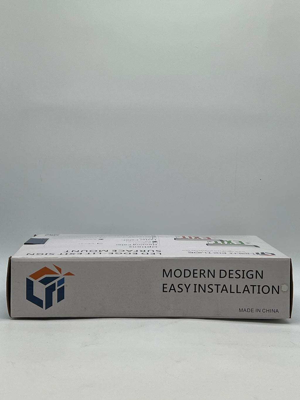 Light Fixture Industries ELRT-G-A-BB-SC Exit sign + Surface Mount - New In Box
