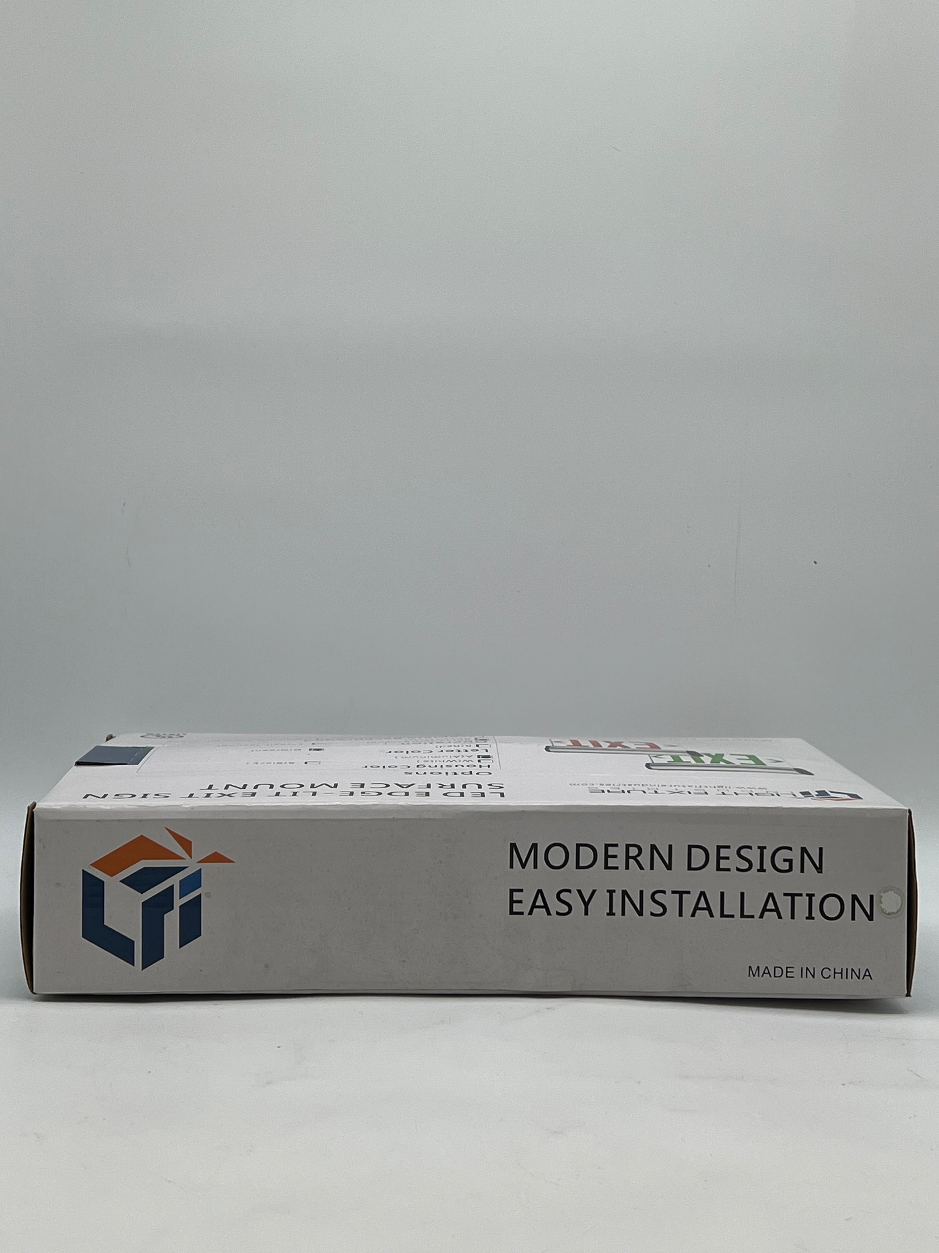 Light Fixture Industries ELRT-G-A-BB-SC Exit sign + Surface Mount - New In Box