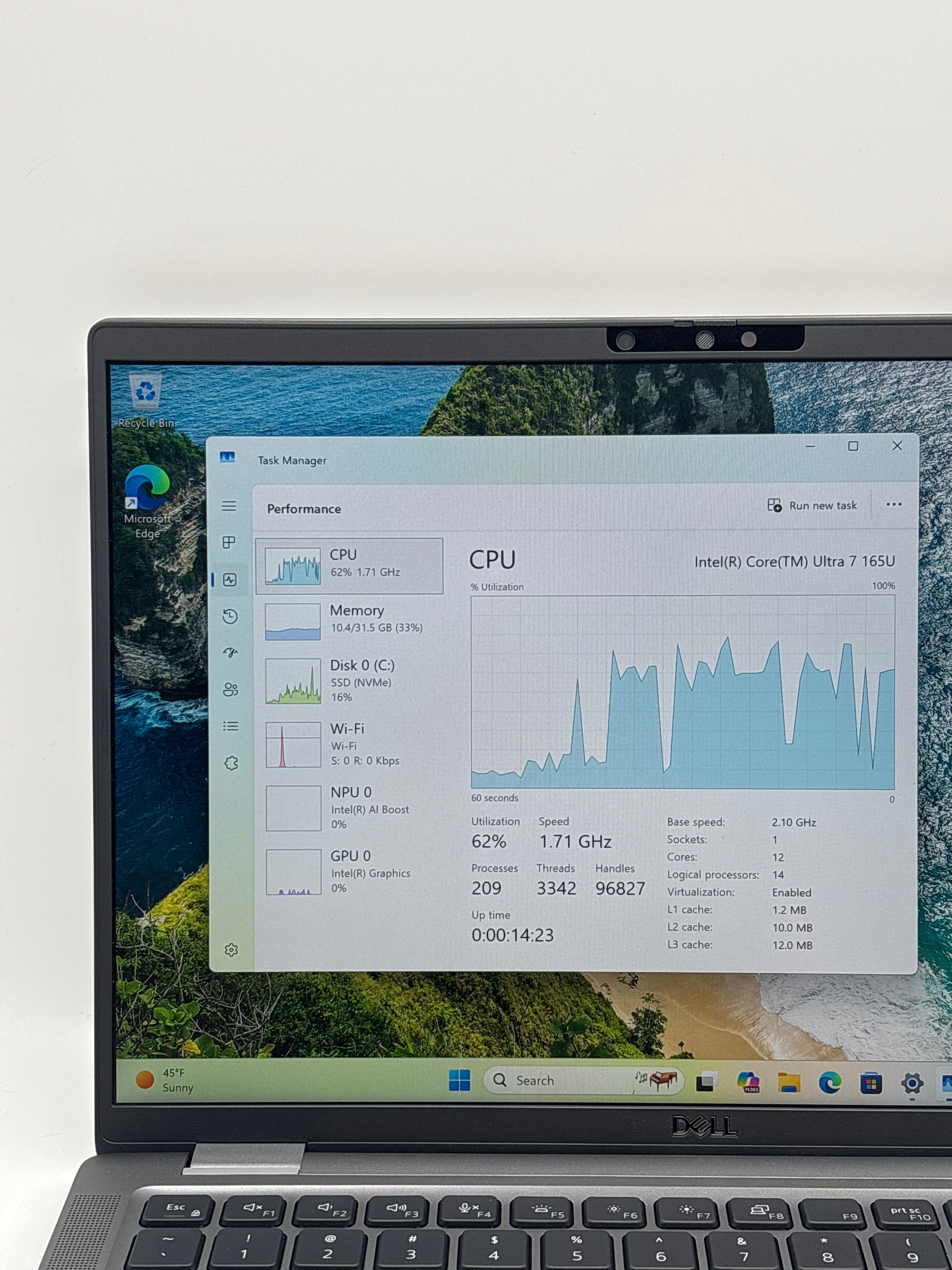 Dell Latitude 7450 Ultra 7 165U 32GB RAM 512GB SSD - Absolute Enabled