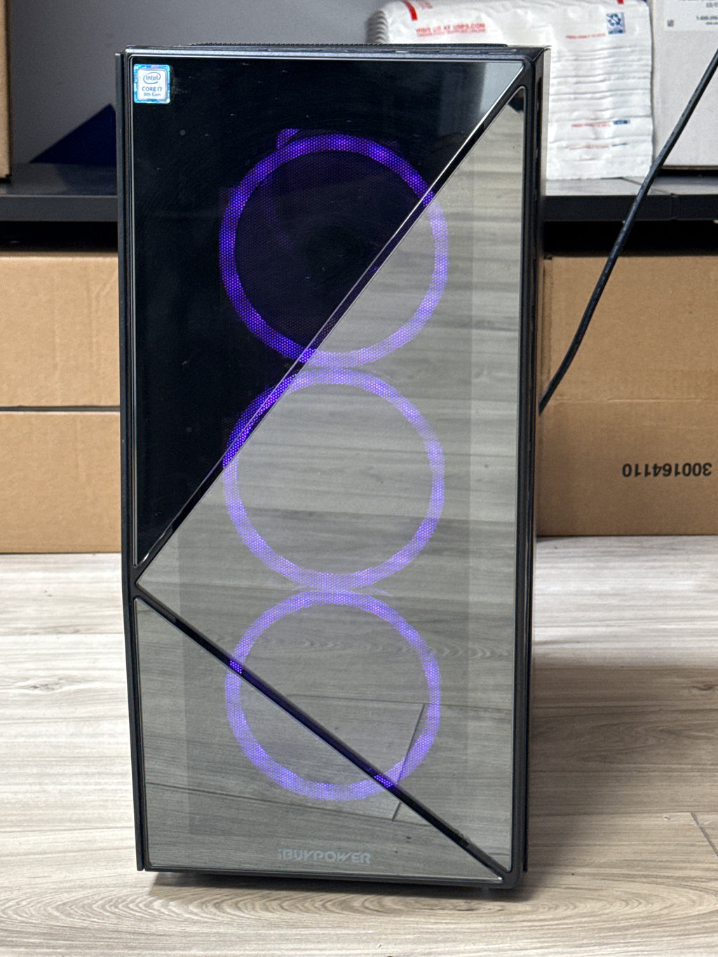 Ibuypower Custom Gaming PC I7-9700F 512 SSD 16GB RAM RTX 2070 SUPER 8GB