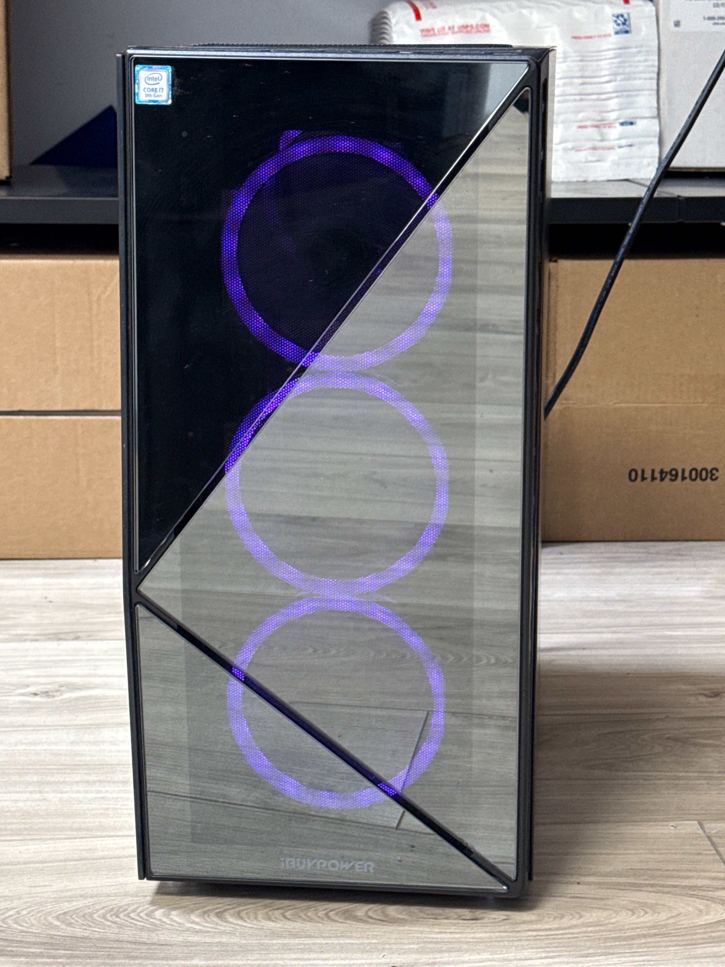 Ibuypower Custom Gaming PC I7-9700F 512 SSD 16GB RAM RTX 2070 SUPER 8GB