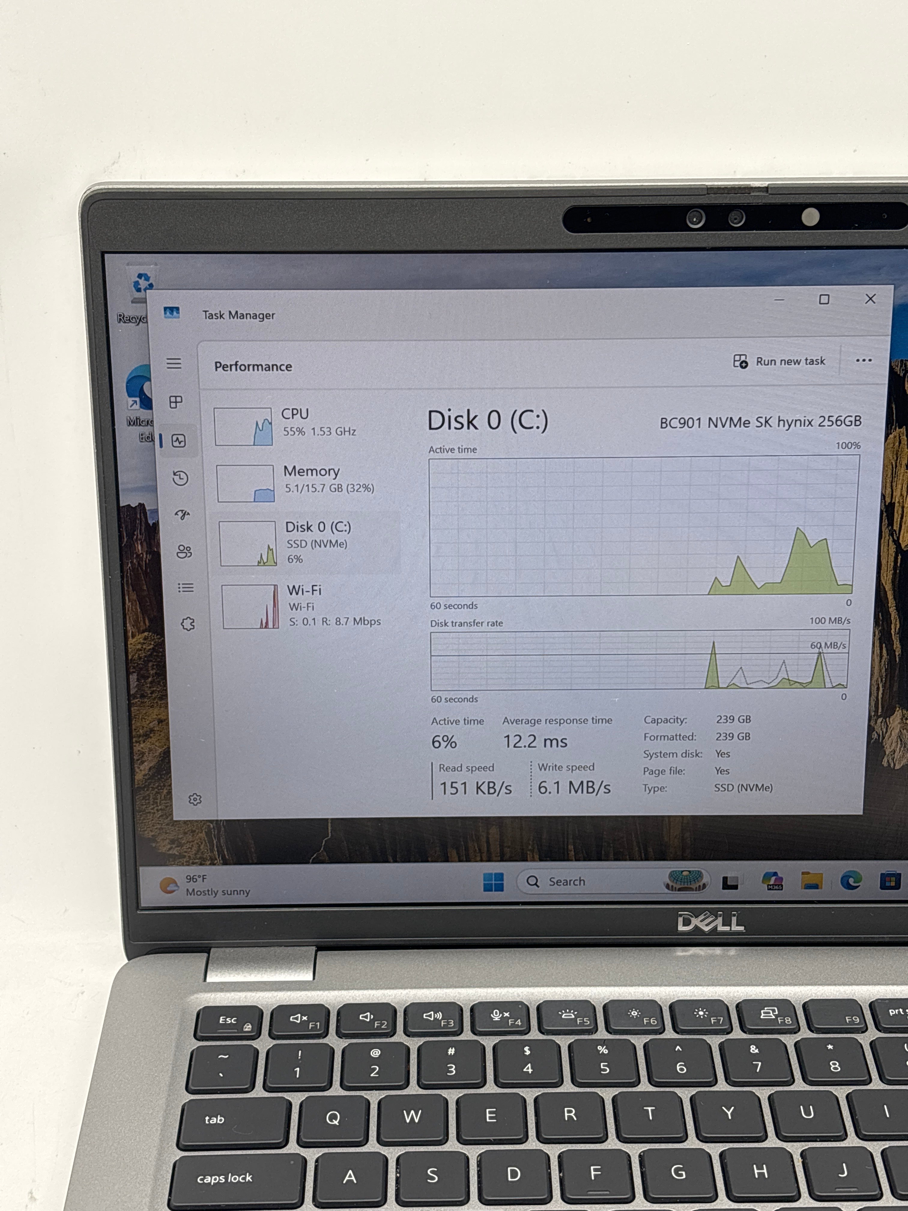 Dell Latitude 5440 14" i5-1335U 16GB RAM 256GB SSD Gray - Used