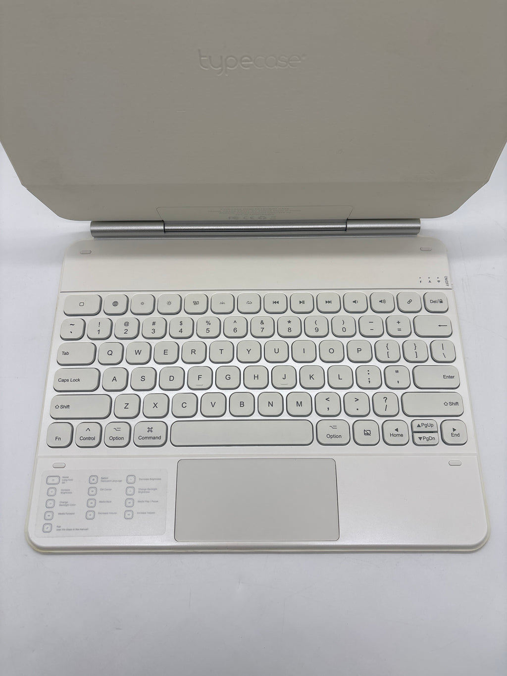 Typecase Edge Keyboard Case for Apple iPad Pro 12.9 in - White